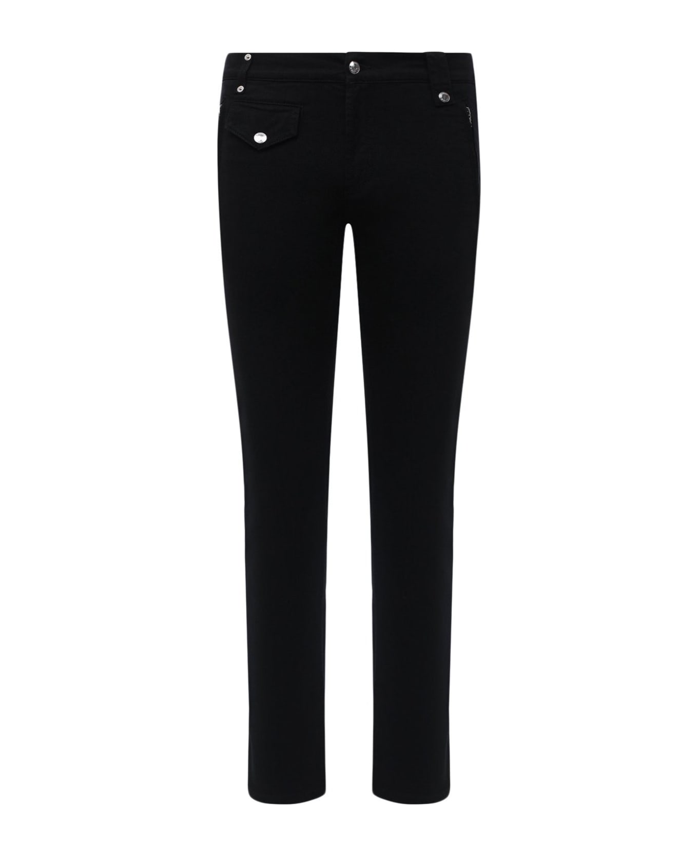 Alexander McQueen Cotton Denim Jeans - Black デニム