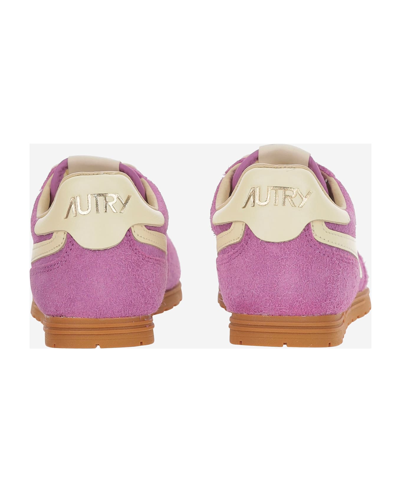 Autry Windspin Leather Sneakers - Purple