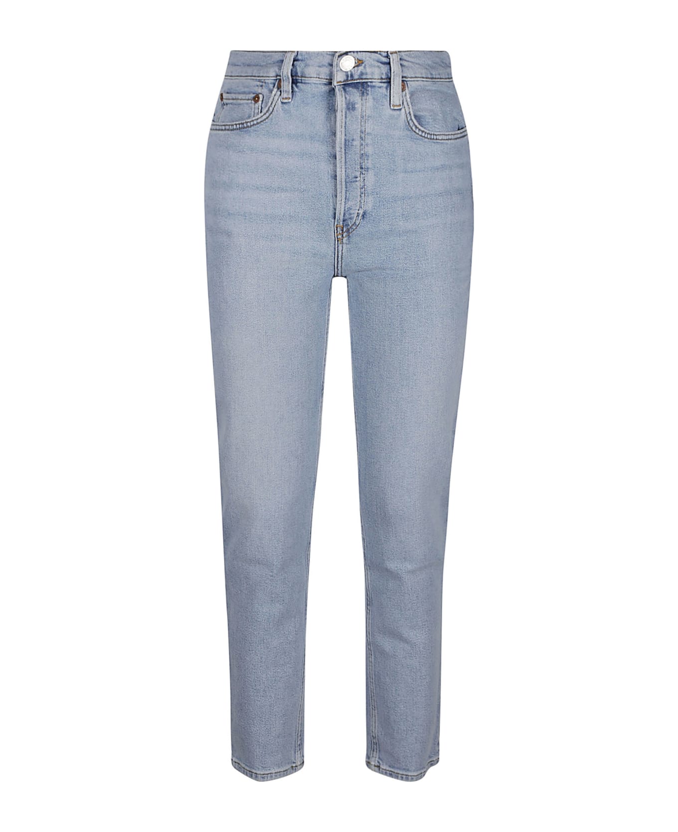 RE/DONE 90s High Rise Ankle Crop Jeans - S