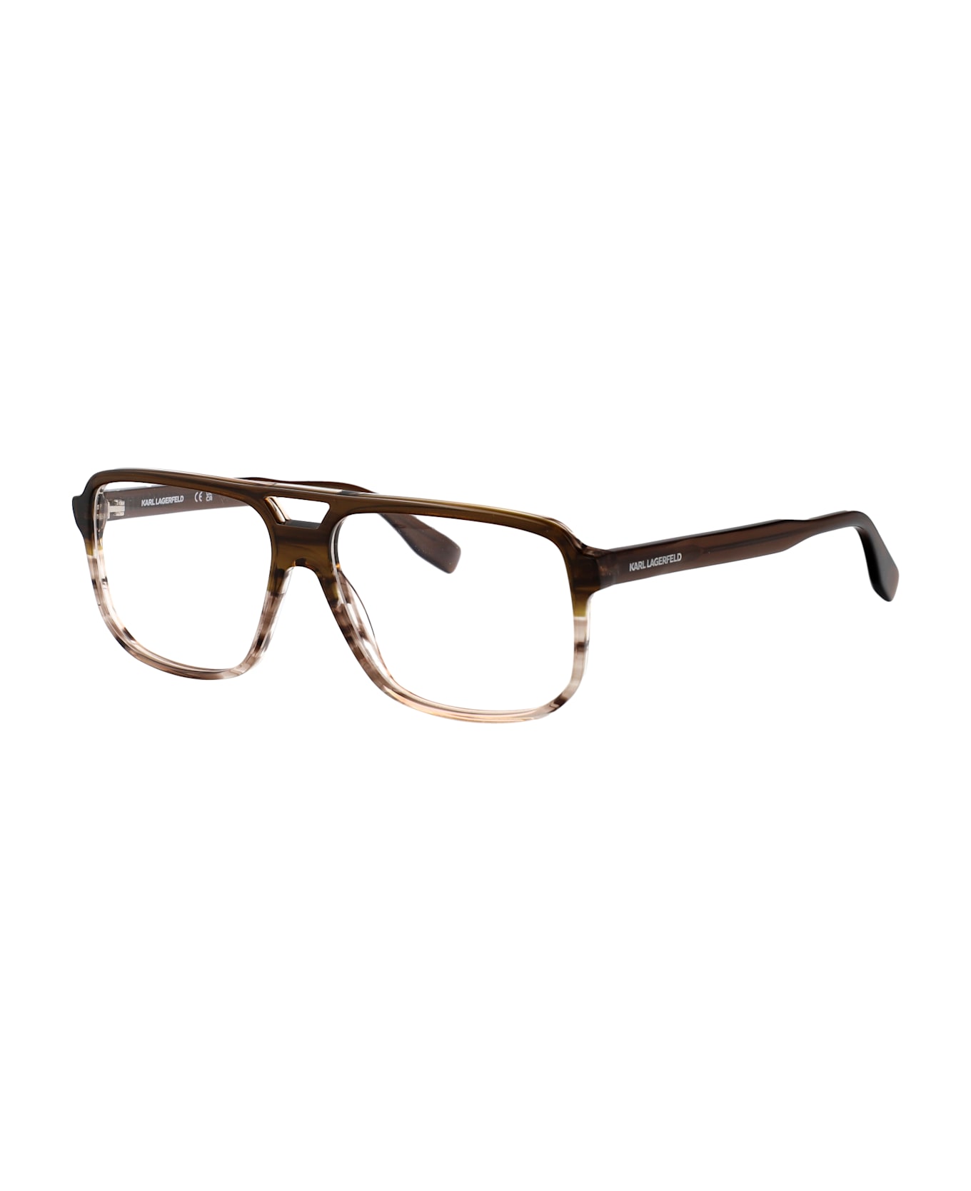 Karl Lagerfeld Kl6156 Glasses - BROWN/STRIPED BROWN