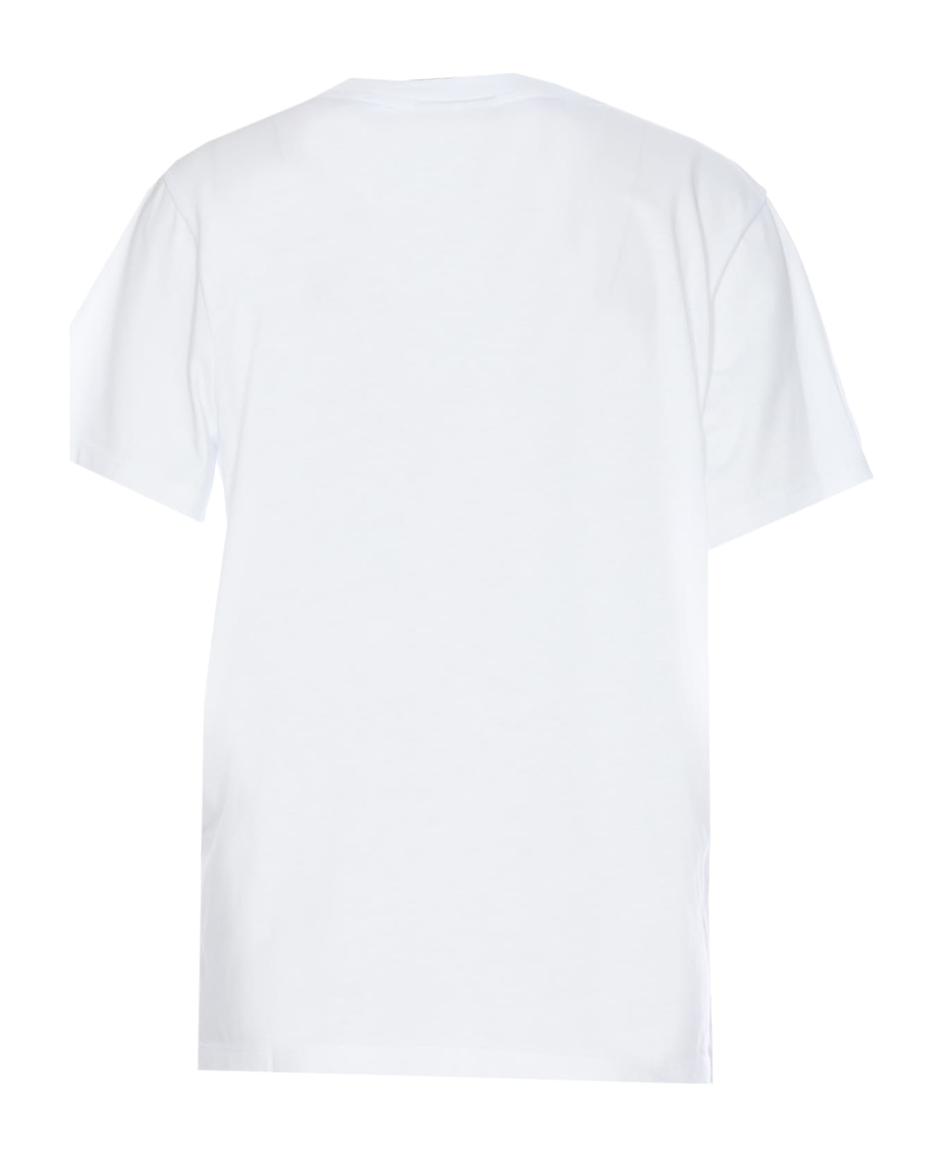Ganni Basic Jersey Cocktail Relaxed T-shirt - White