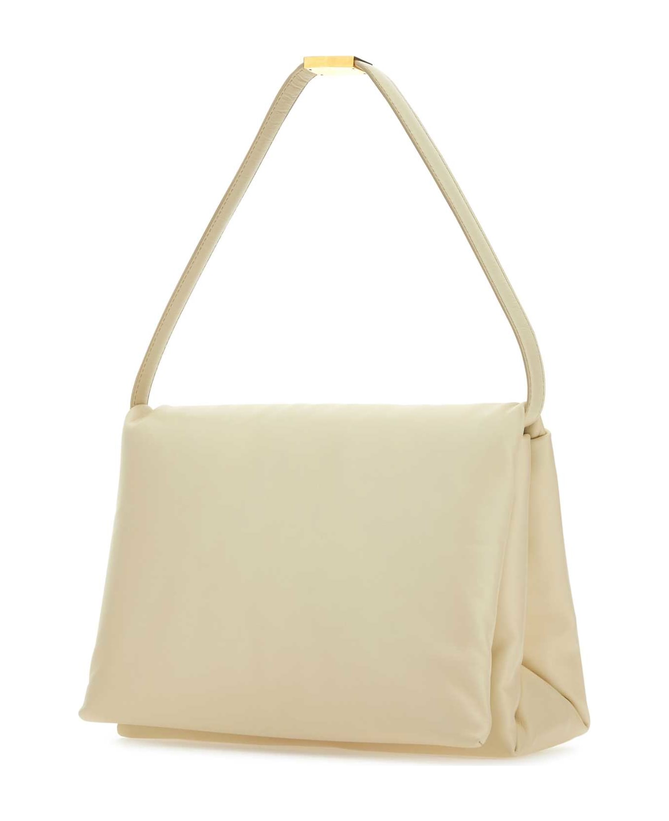 Marni Ivory Leather Shoulder Bag - white