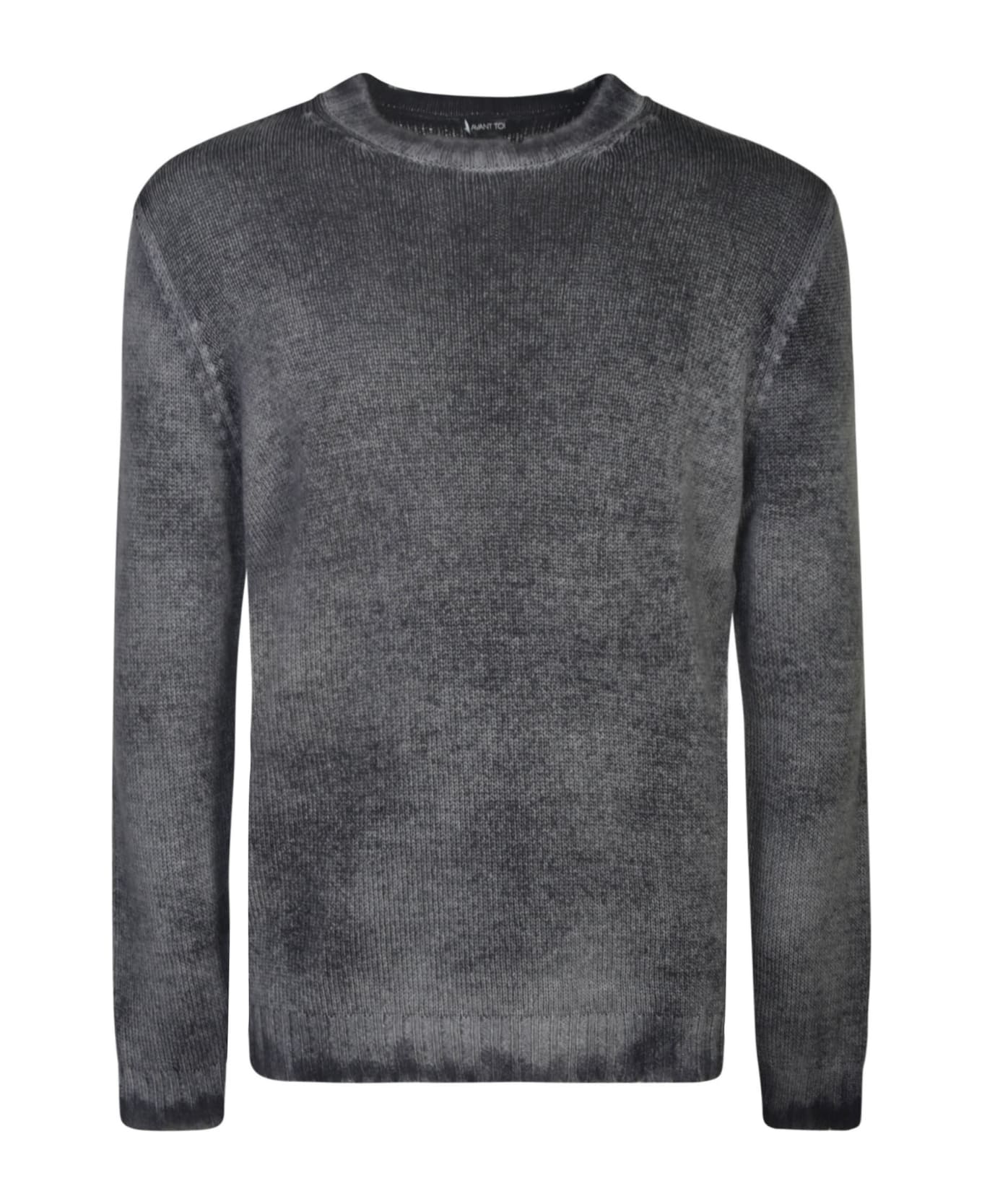 Avant Toi Round Neck Sweater - Grey