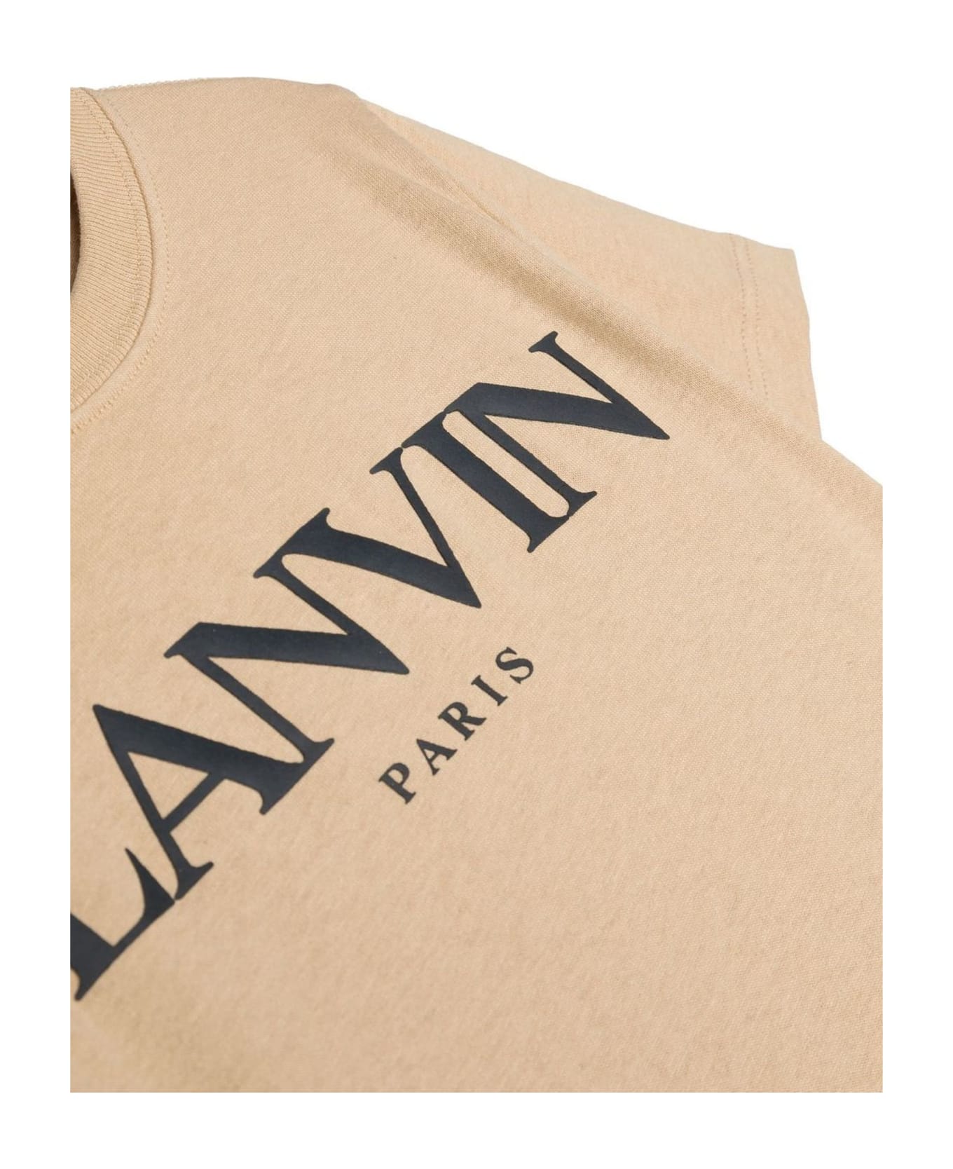 Lanvin Beige Cotton Tshirt - Beige