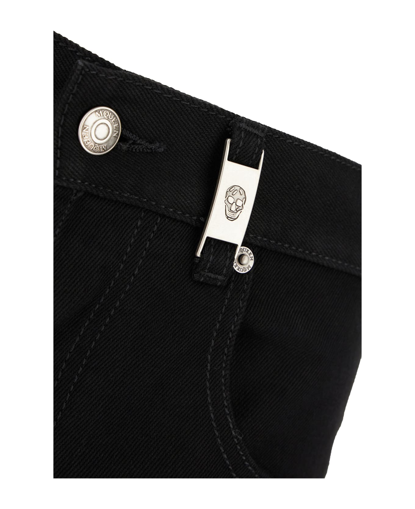Alexander McQueen Black Denim Jeans - BLACK