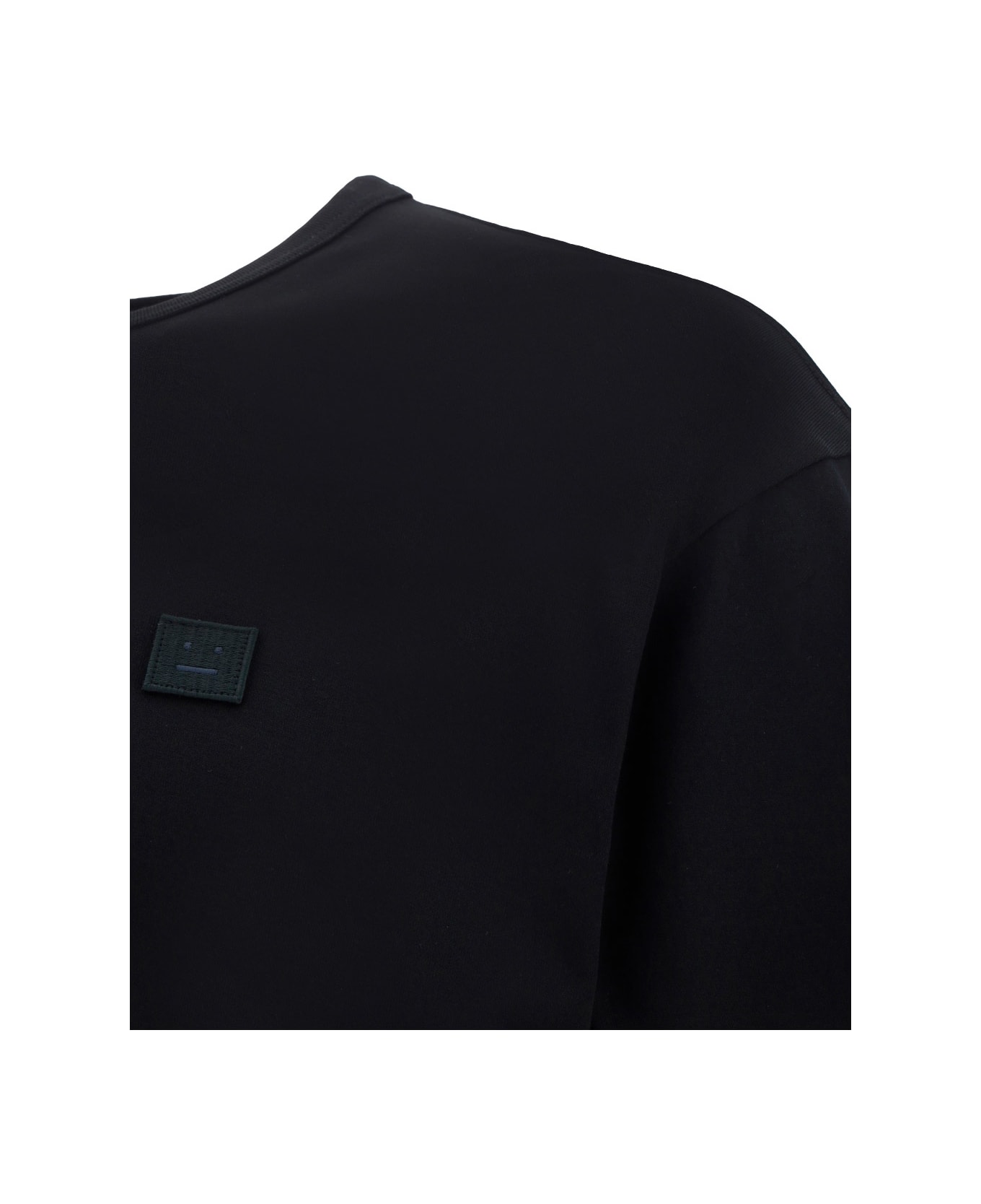 Acne Studios Logo-patch T-shirt - Black シャツ