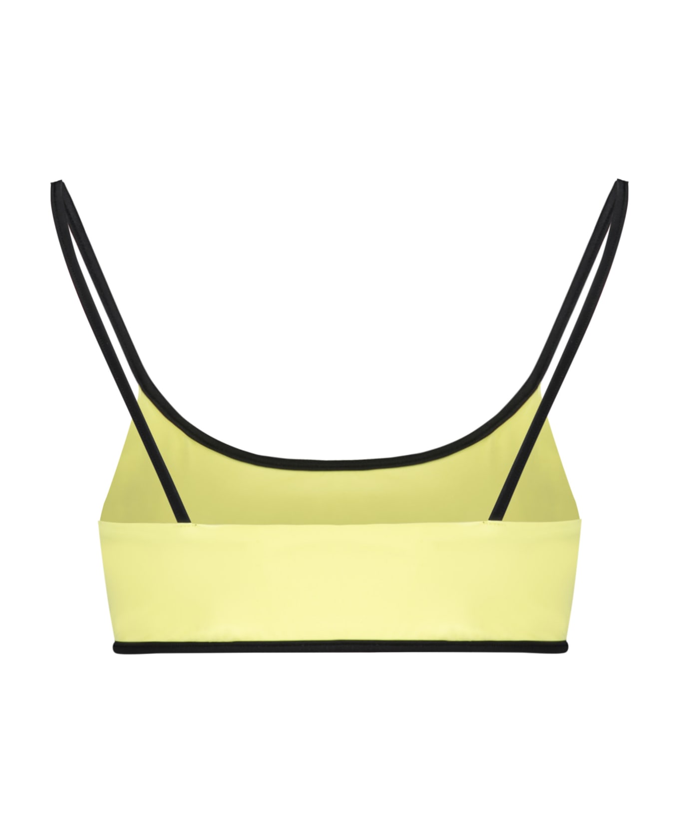 Iceberg Printed Bikini Top - Yellow