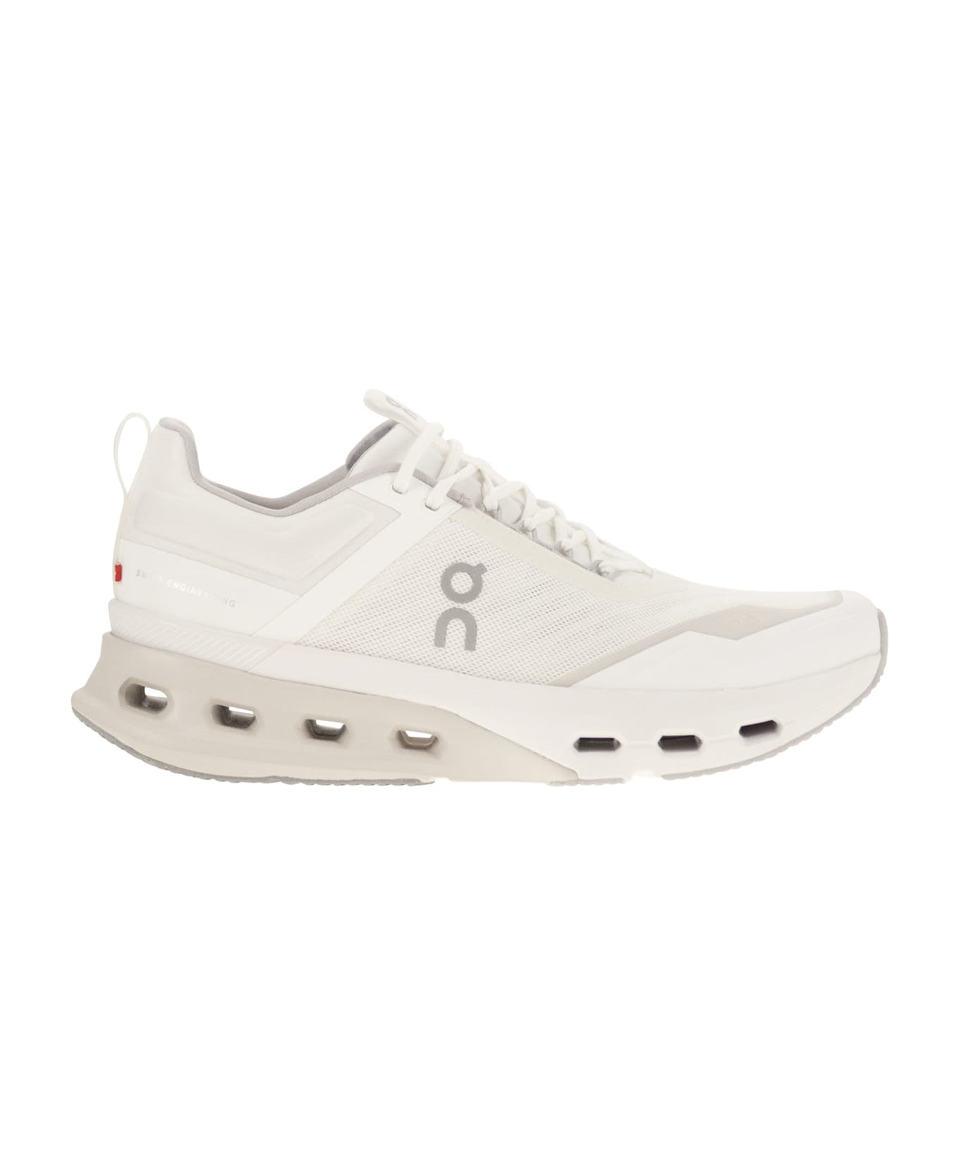 ON Cloudnova X - Technical Fabric Trainers - White