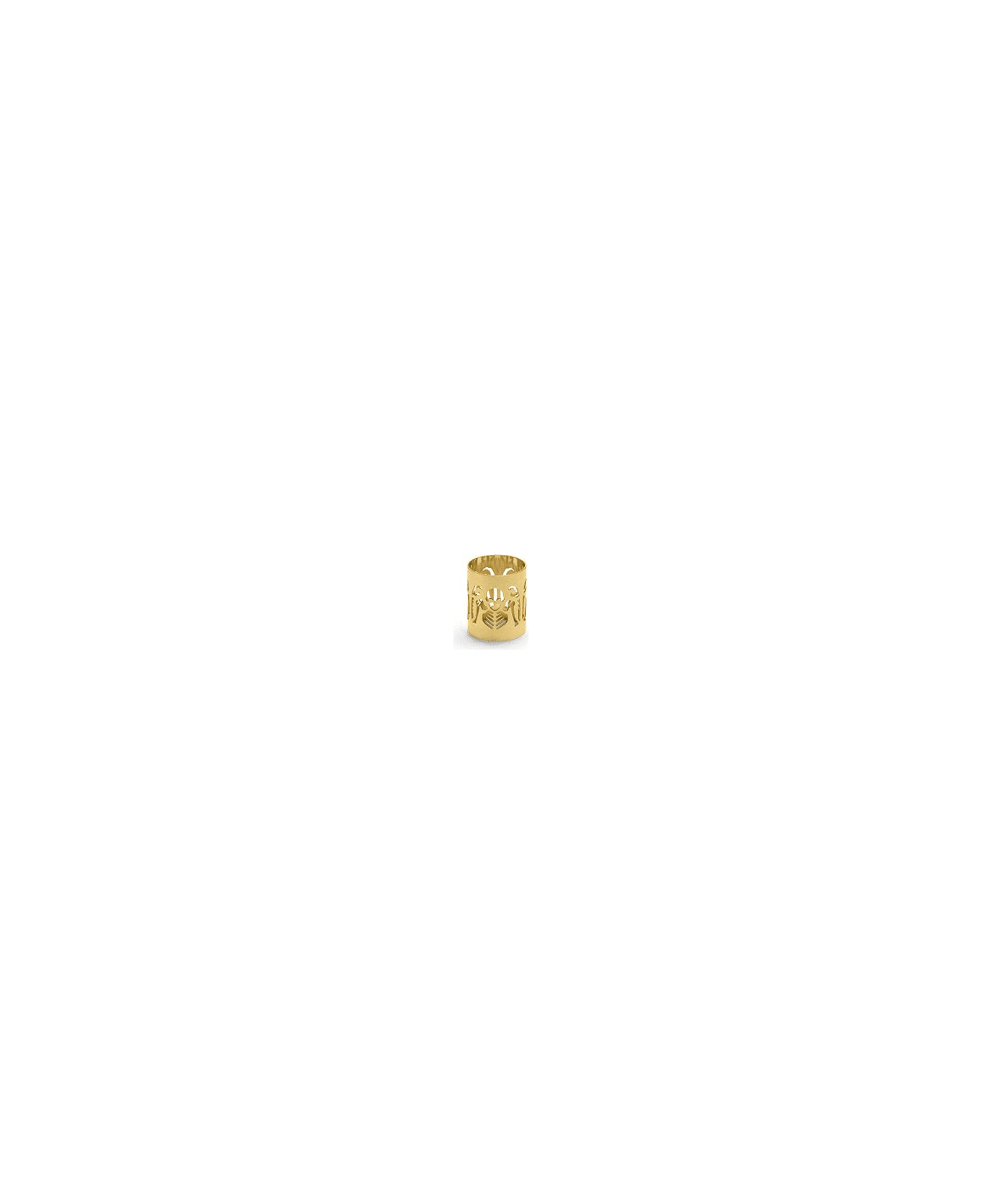 Ghidini 1961 Perished - Napkin Holder Polished Gold - Polished gold テーブルウェア