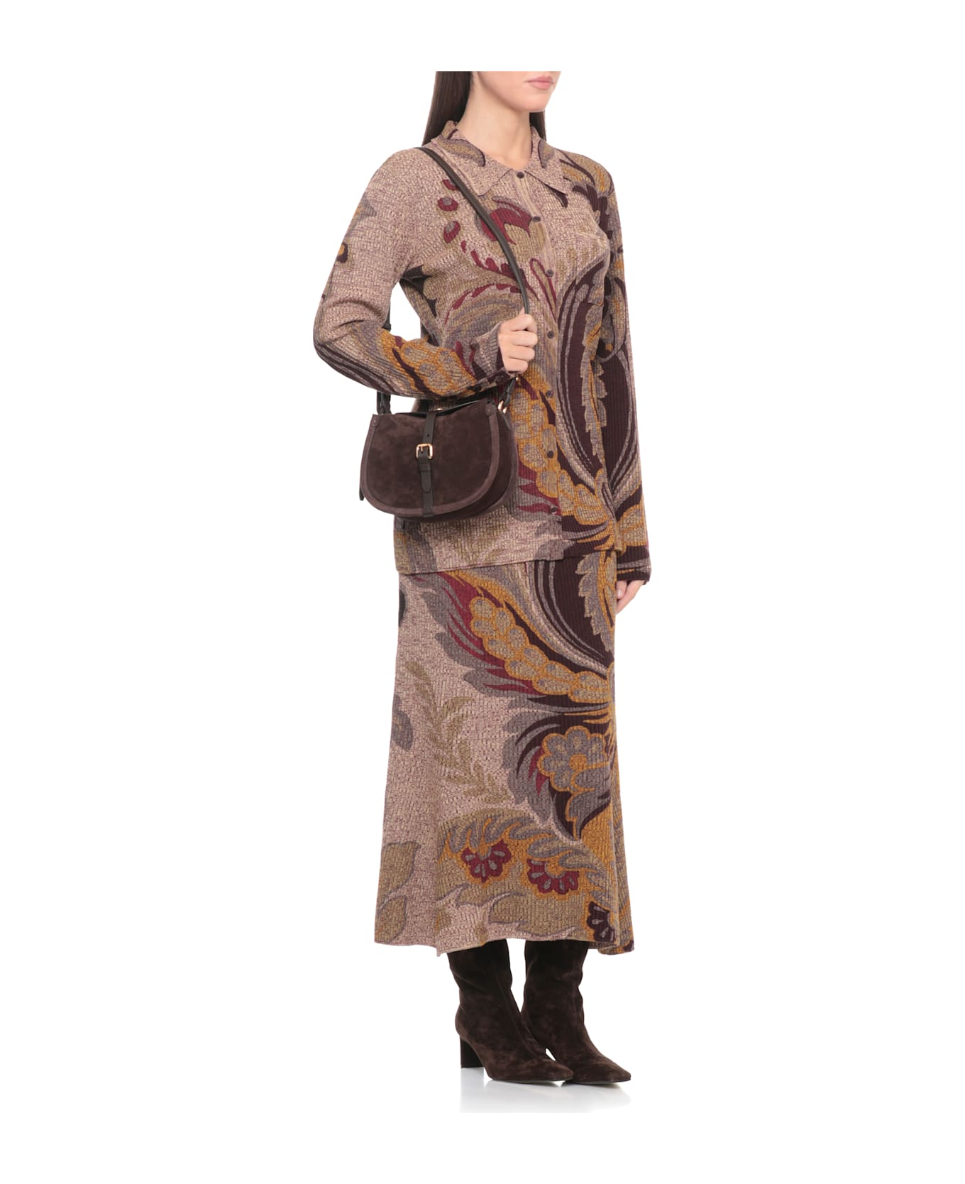 Etro Wool Cardigan - Brown