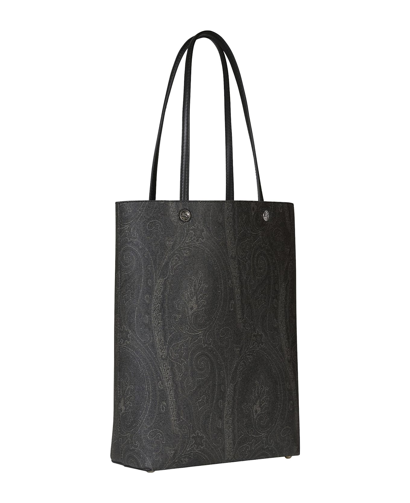 Etro Paisley Medium Tote - Black