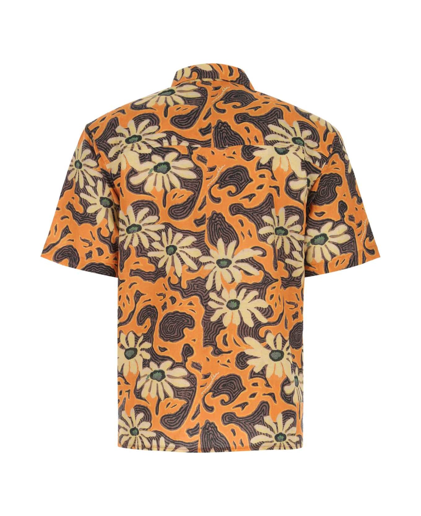 Nanushka Printed Linen Blend Shirt - ARPOFLOR シャツ