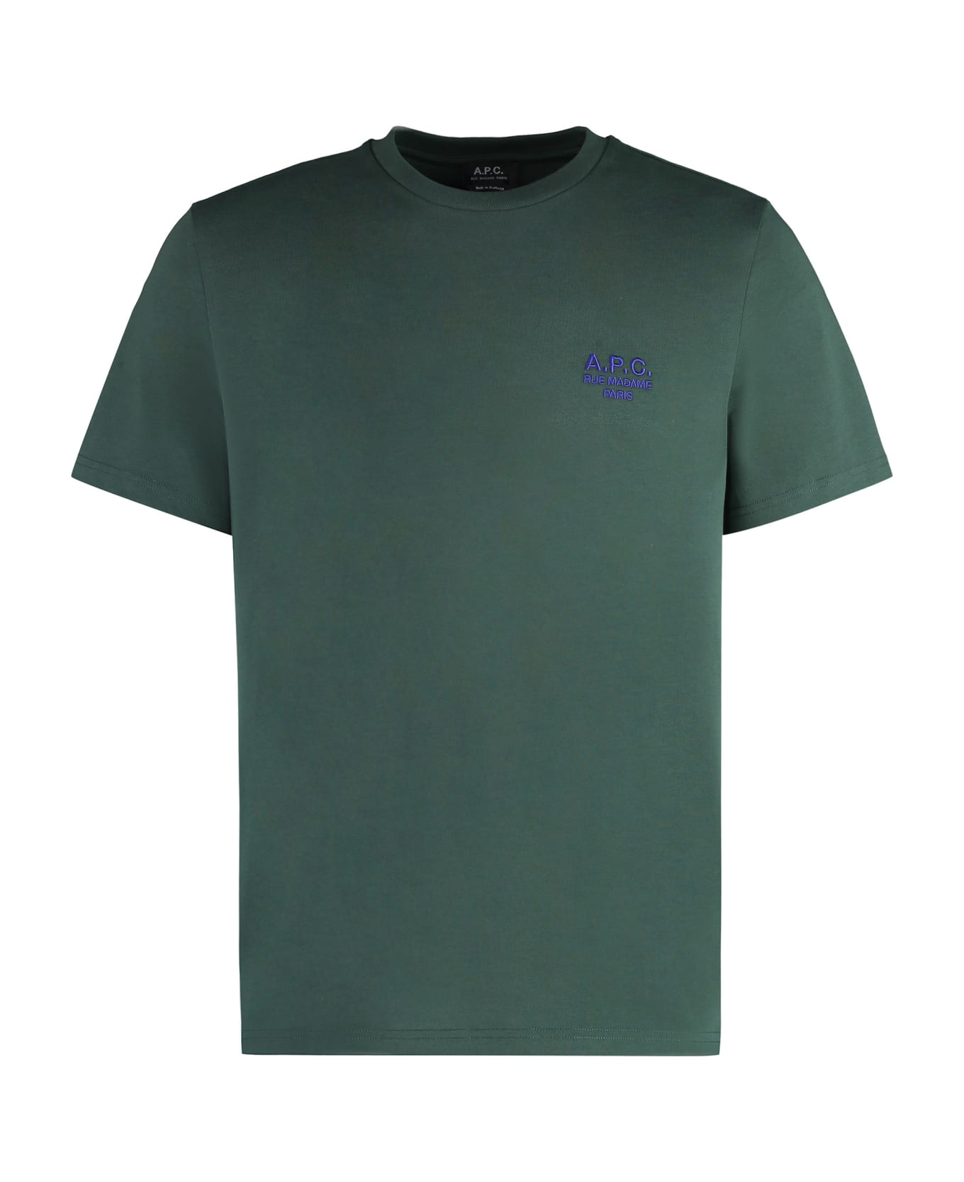 A.P.C. Raymond Cotton Crew-neck T-shirt - green