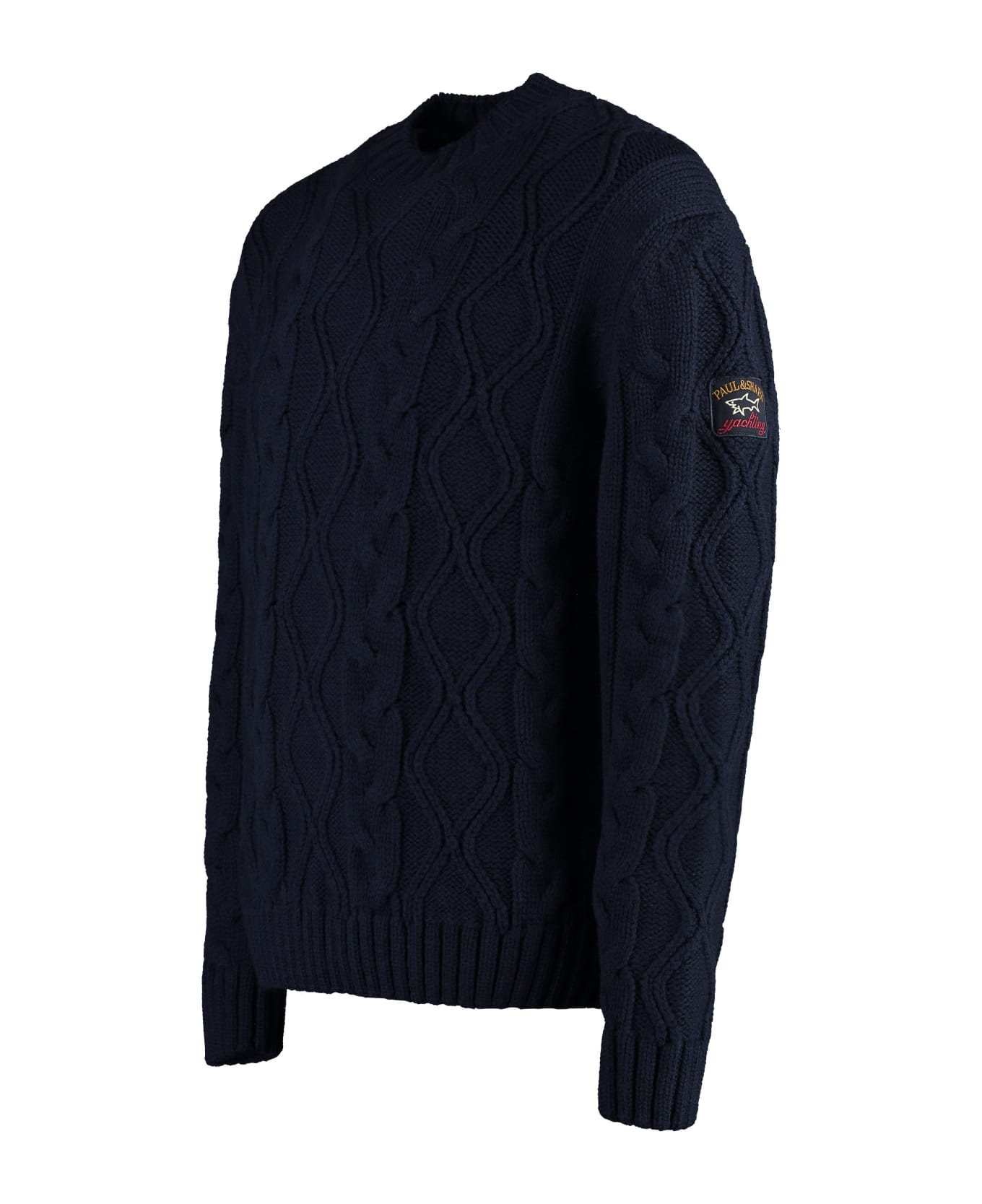 Paul&Shark Cable Knit Sweater - blue