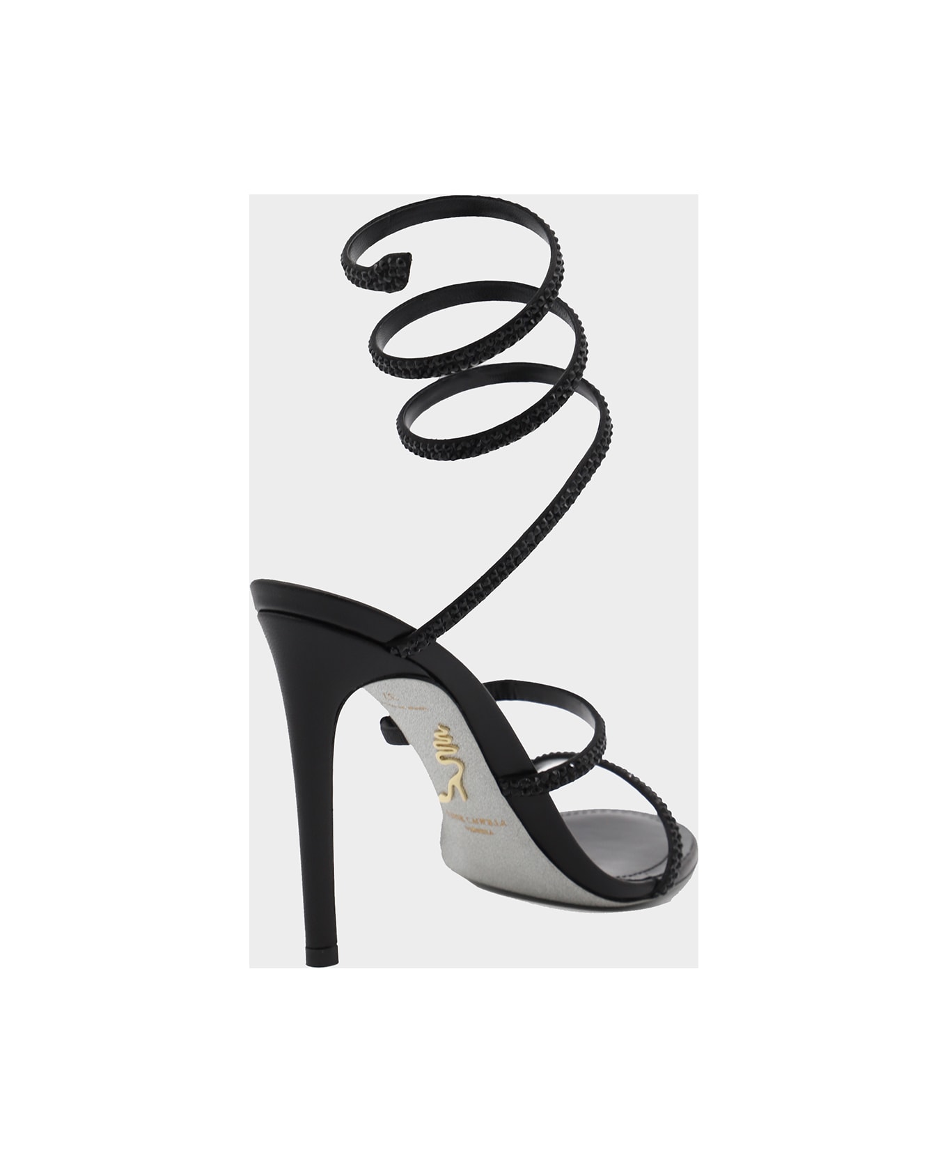 René Caovilla Black Sandals - Black