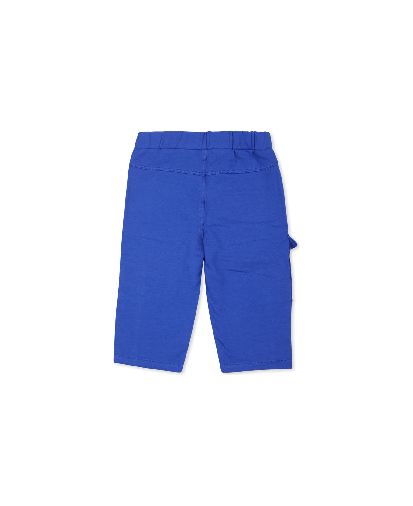 MSGM Royal Blue Cargo Pants For Baby Boy - Blue