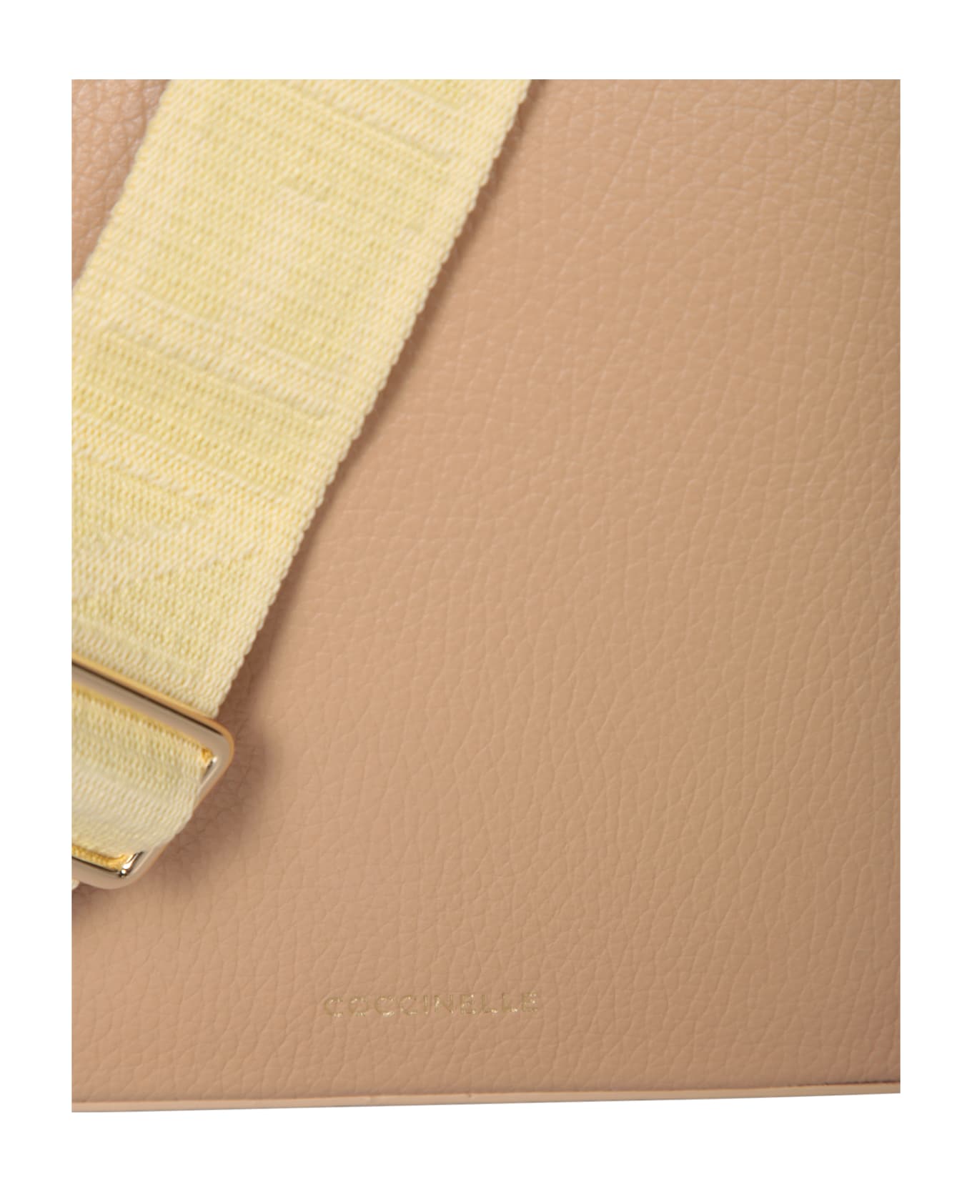 Coccinelle Tebe Small Beige Bag - Beige