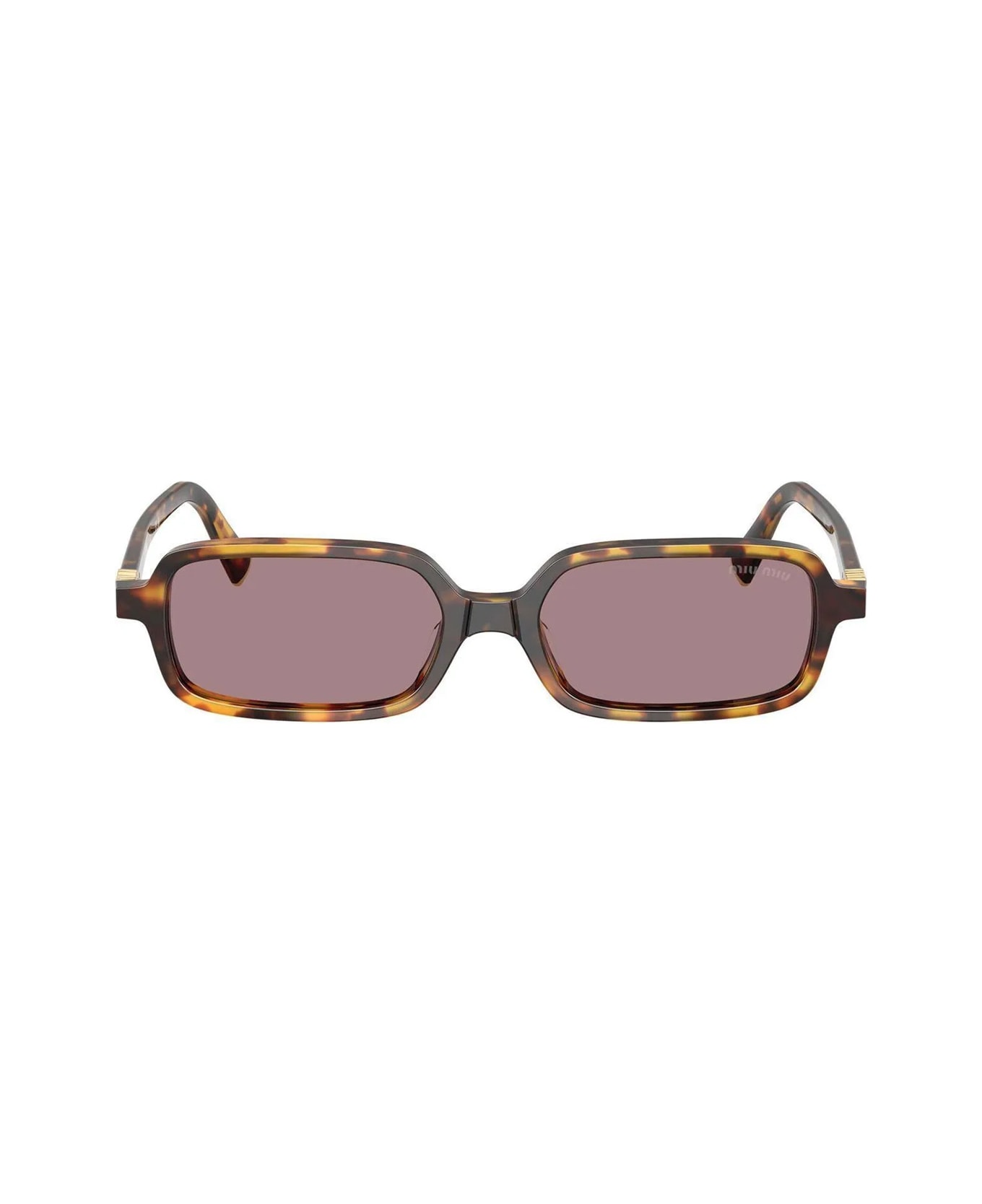 Miu Miu 0mu 11zs Miu Regard 14l20i Havana Miele Sunglasses - Marrone