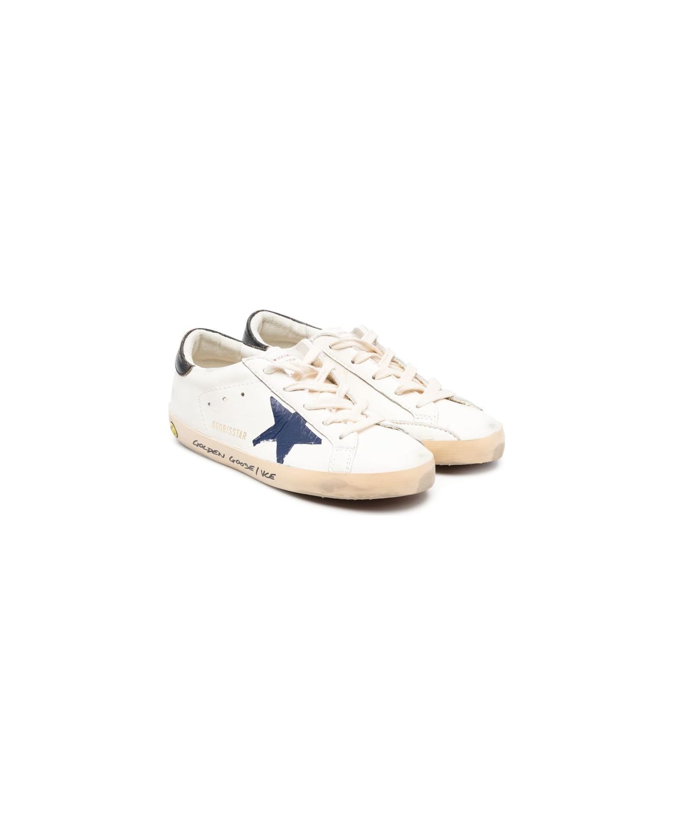 Golden Goose Kids Superstar Sneakers - White