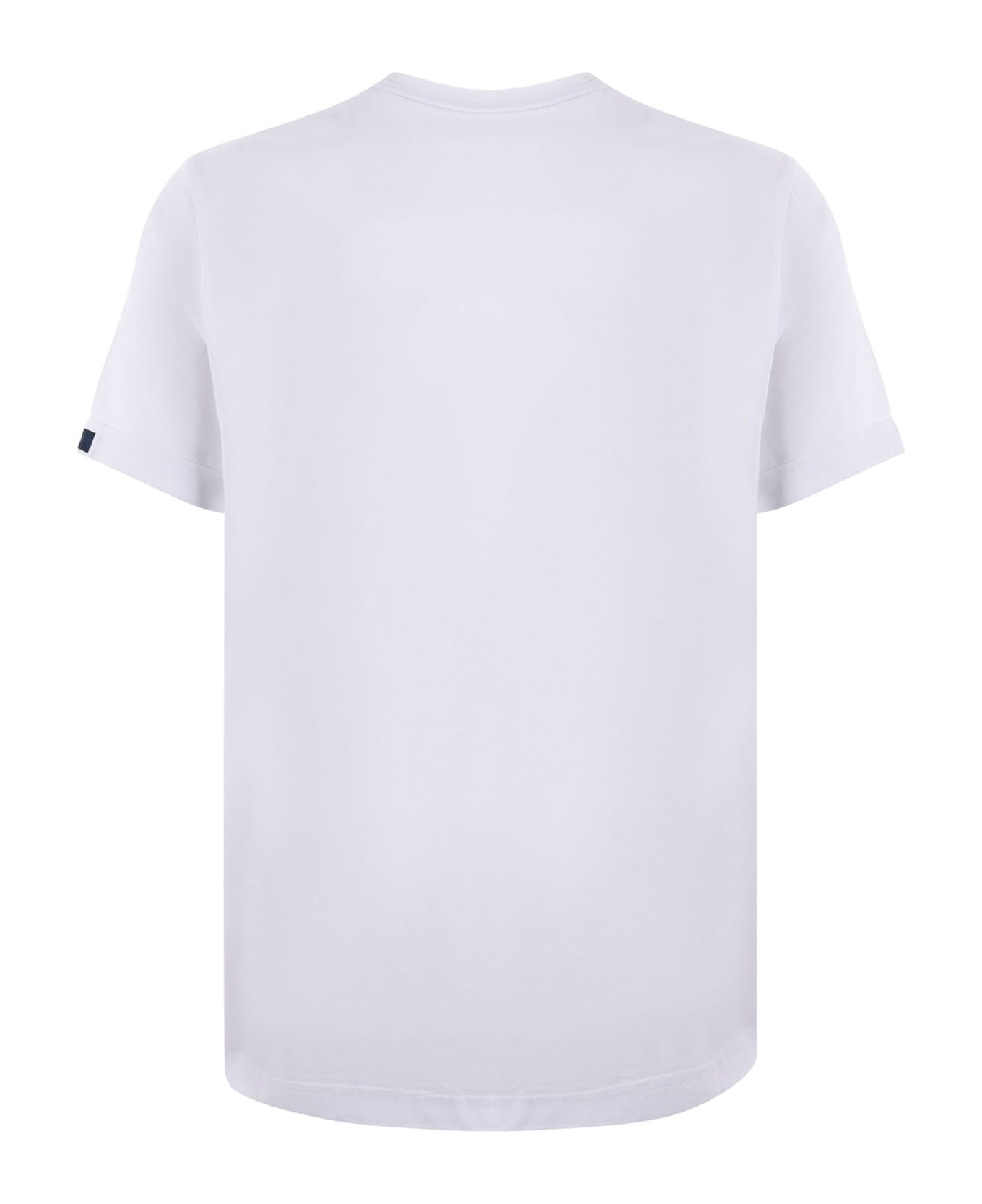 Fay White Cotton T-shirt - White シャツ