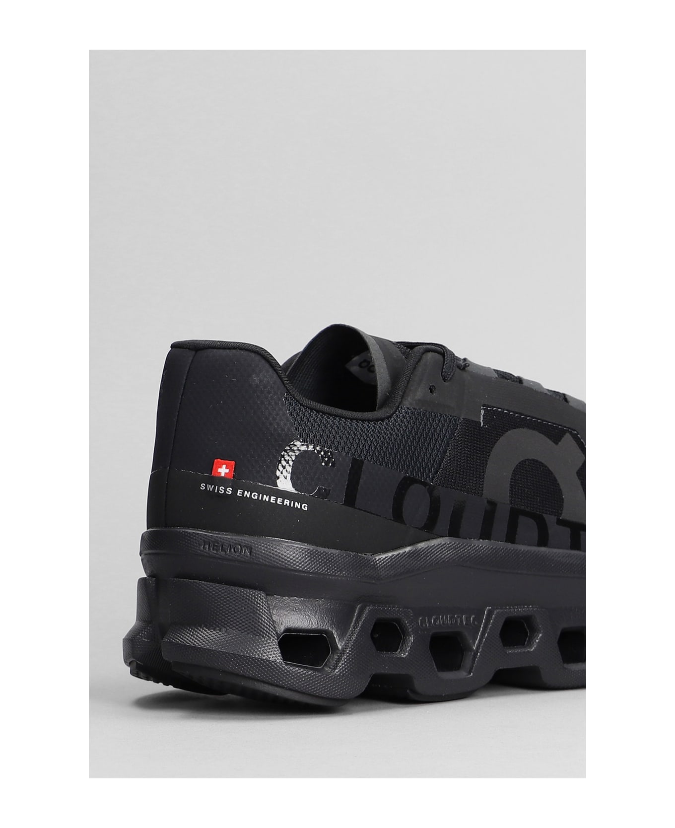 ON Cloudmonster Sneakers In Black Polyester - Black