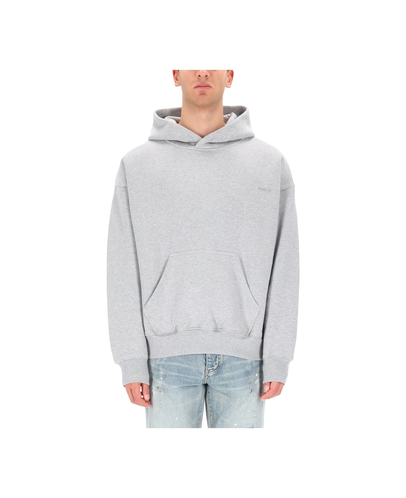 Purple Brand "basic" Sweatshirt - GREY