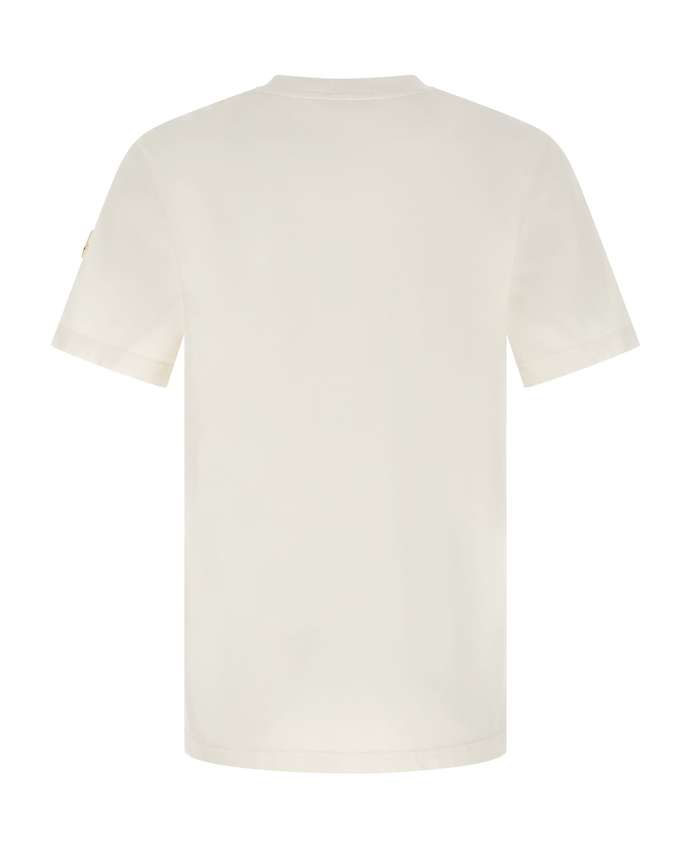 Moncler Flocked Logo T-shirt - White