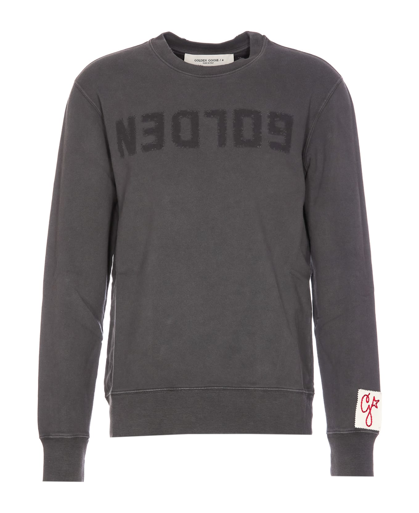 Golden Goose Golden Logo Sweatshirt - Anthracite