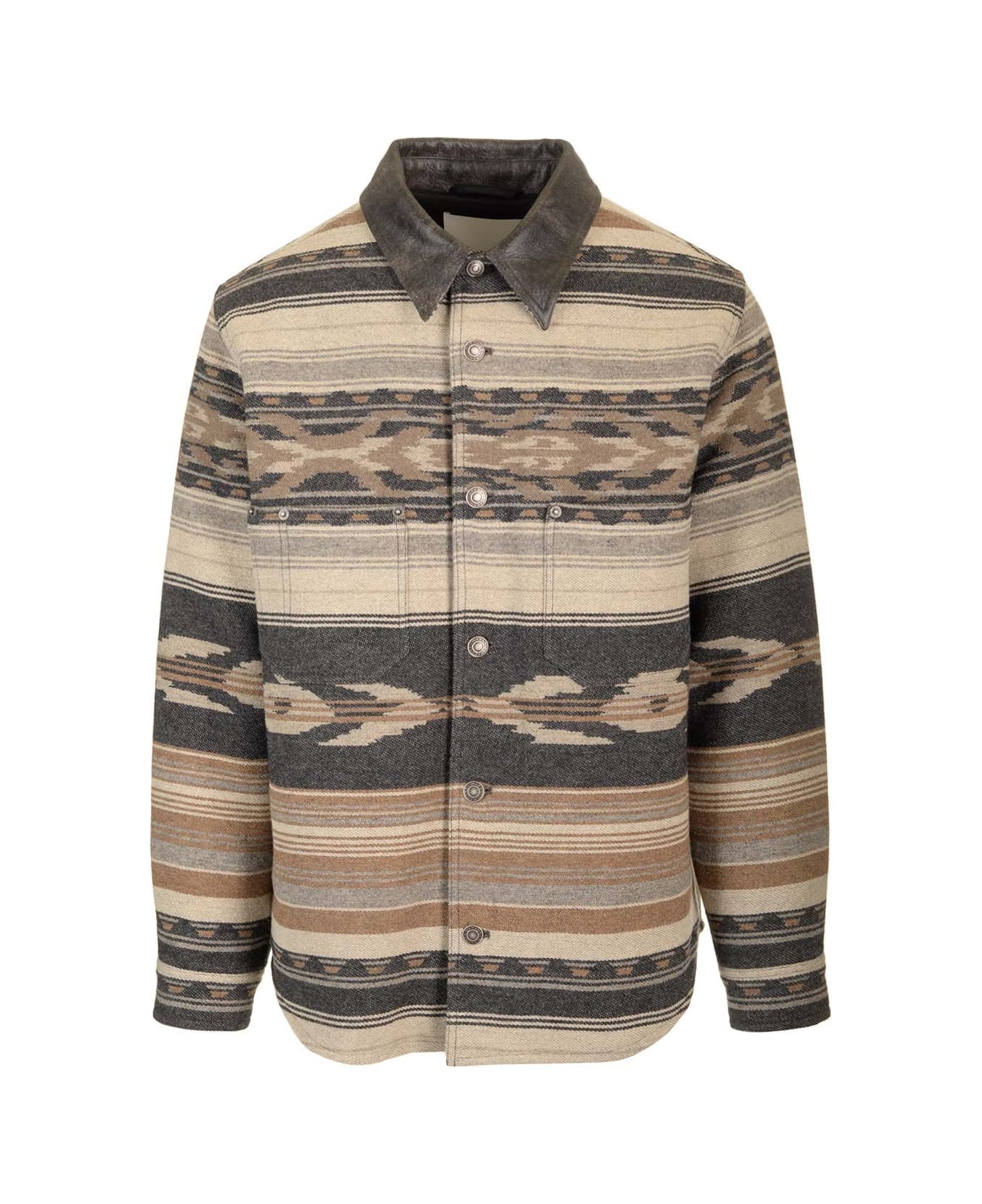 Isabel Marant 'dalton' Overshirt Jacket - Multicolor