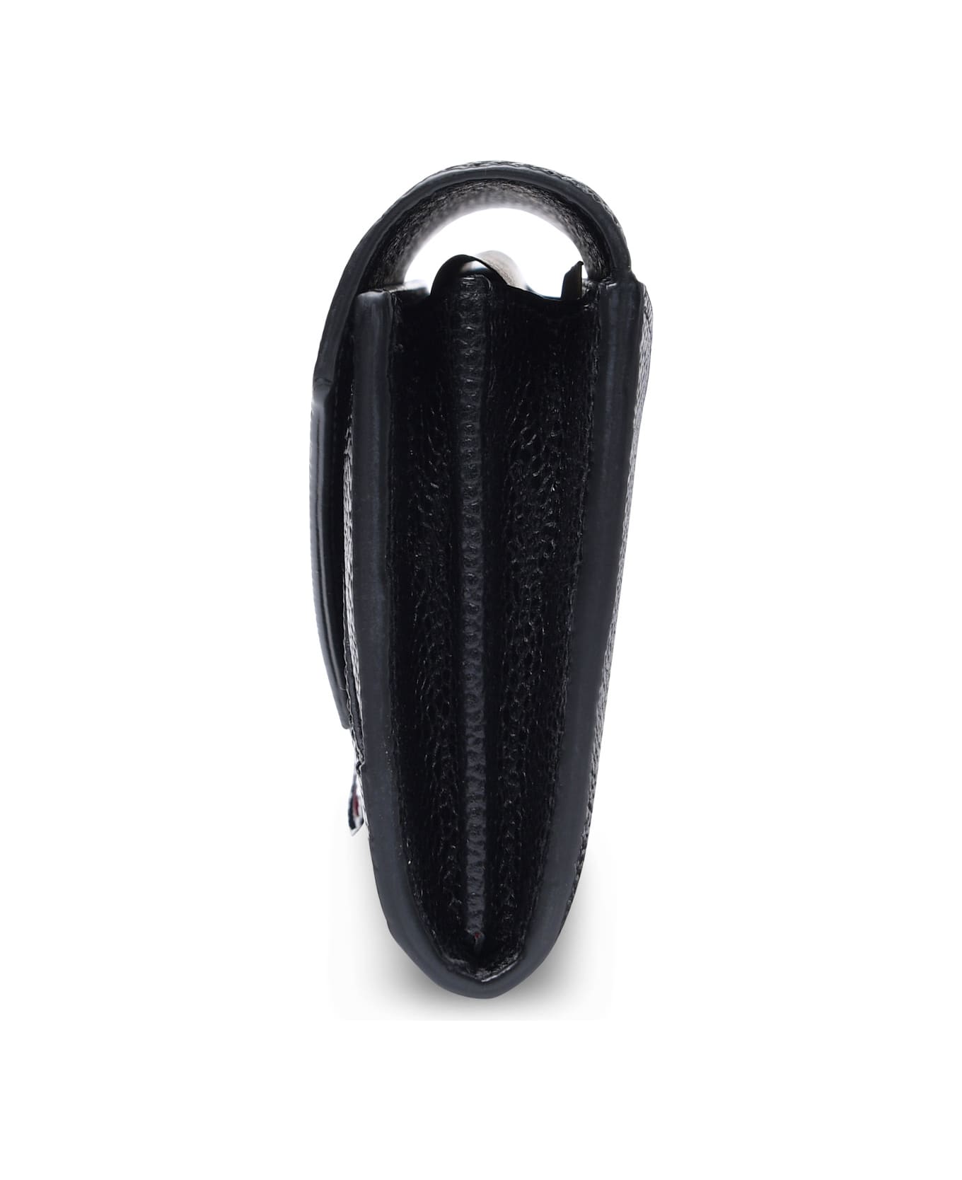 Thom Browne Black Grained Leather Wallet - Black 財布