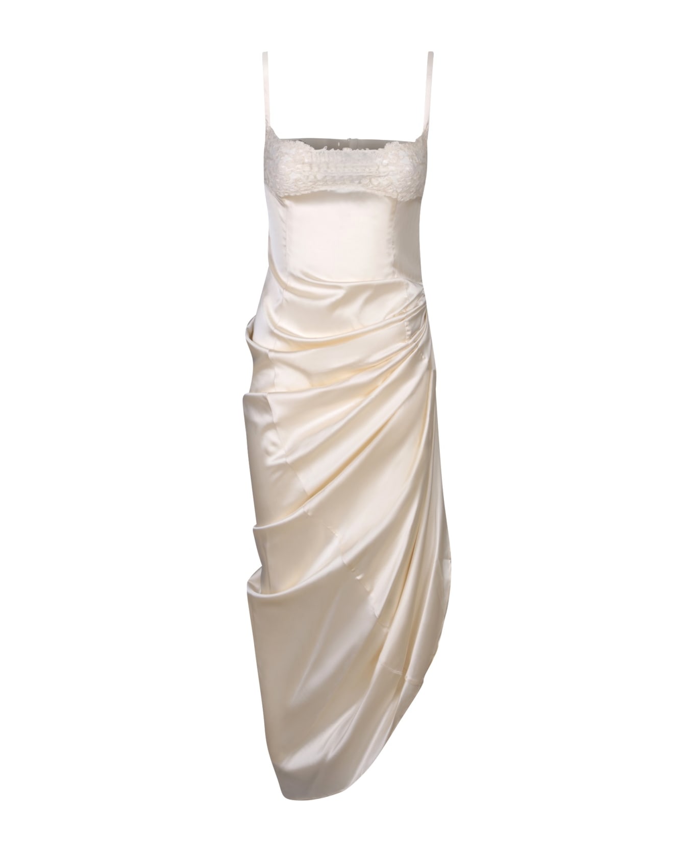 Jacquemus 'saudade' Slip Dress - White