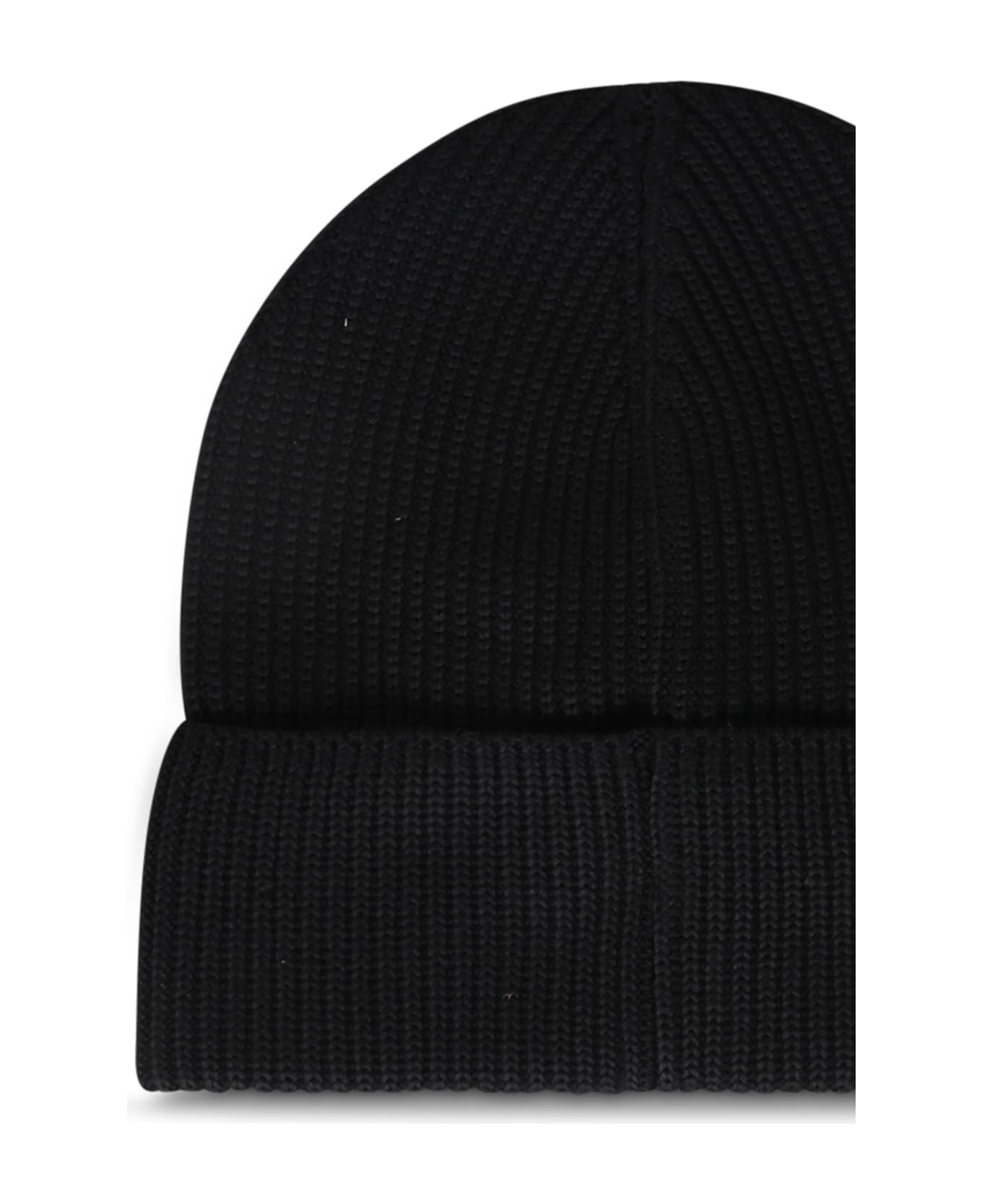 Moncler Logo Beanie - Nero
