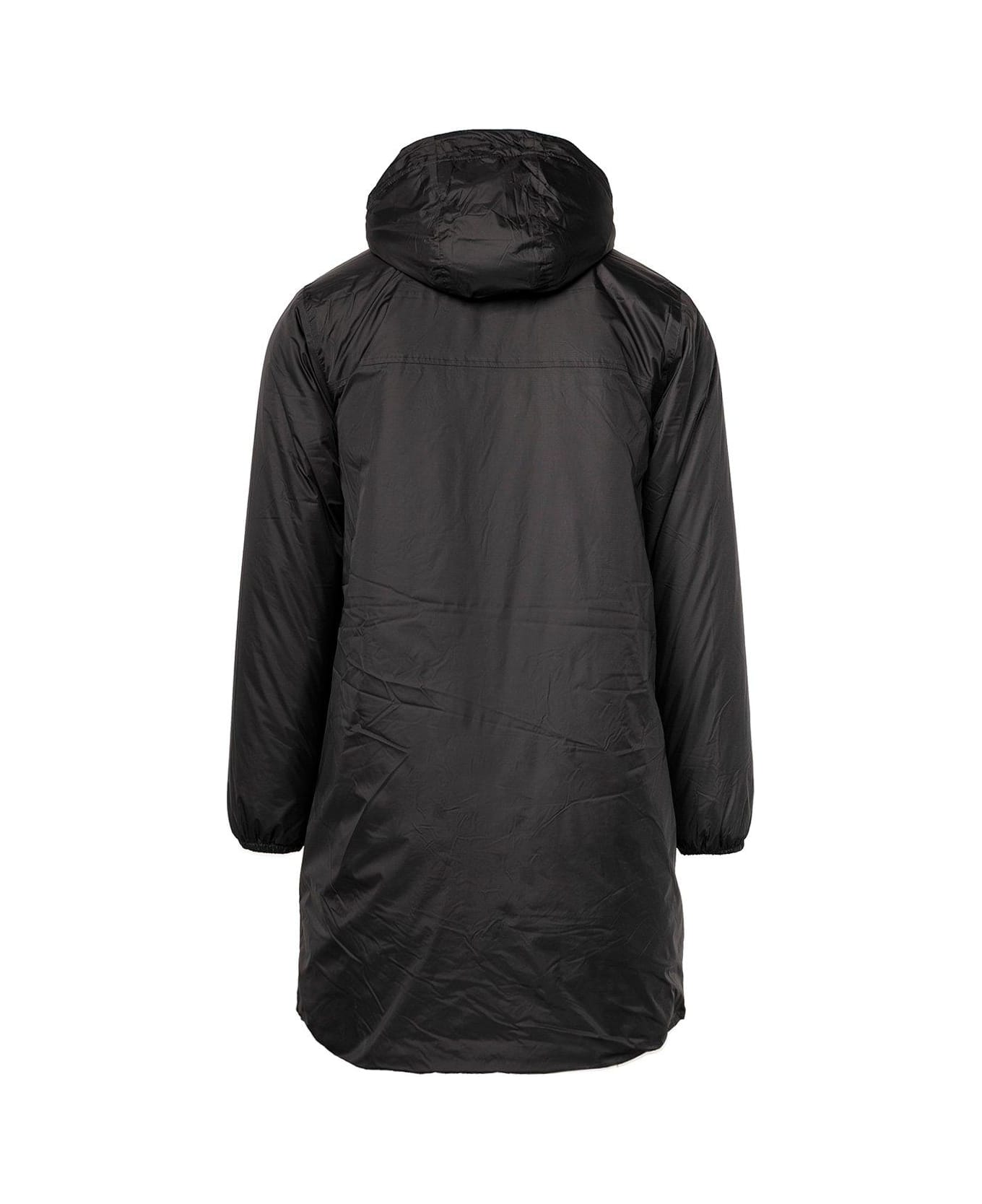 K-Way Le Vrai 3.0 Eiffel Orsetto Hooded Raincoat - Black pure