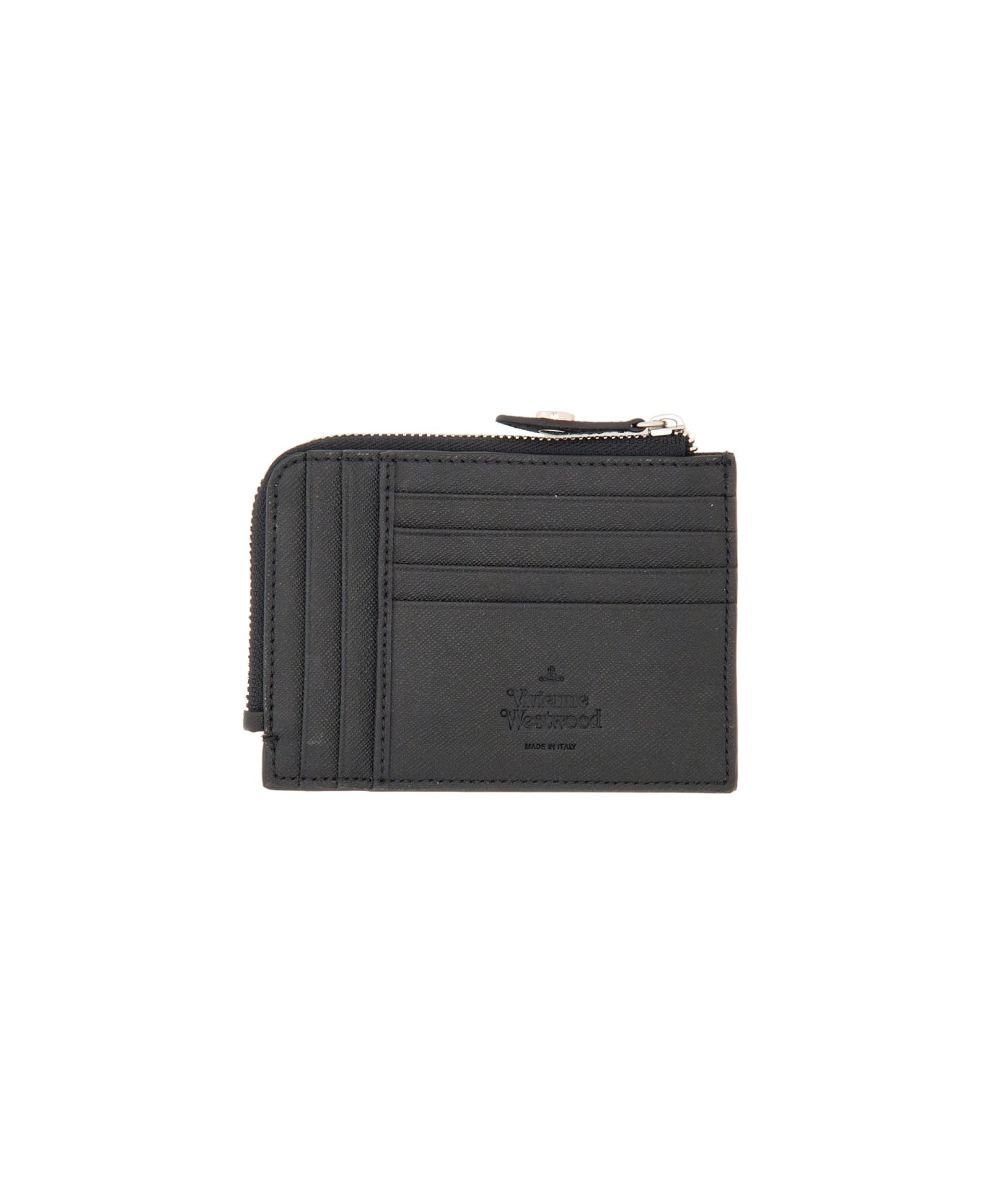 Vivienne Westwood Wallet With Logo - BLACK