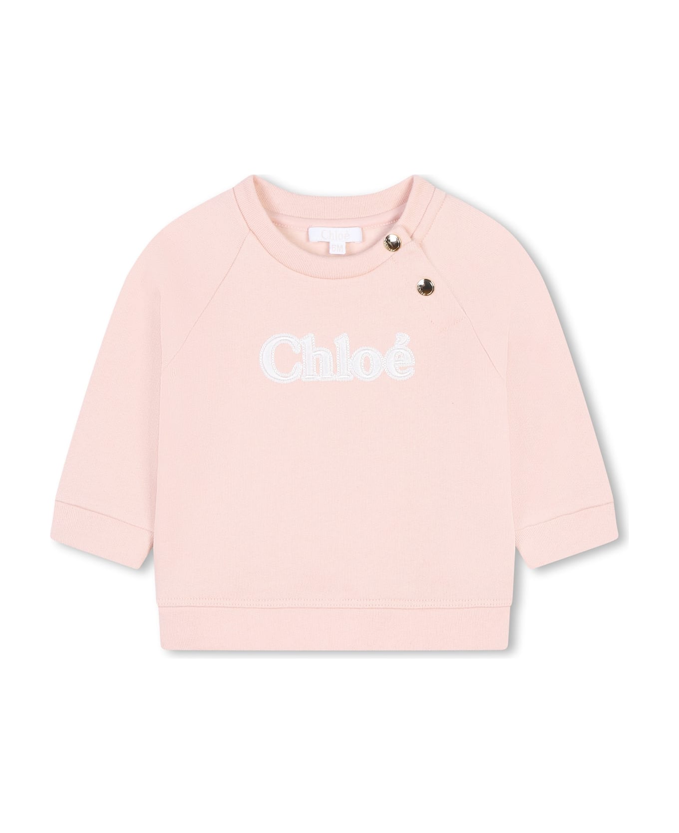 Chloé Felpa Con Ricamo - Pink