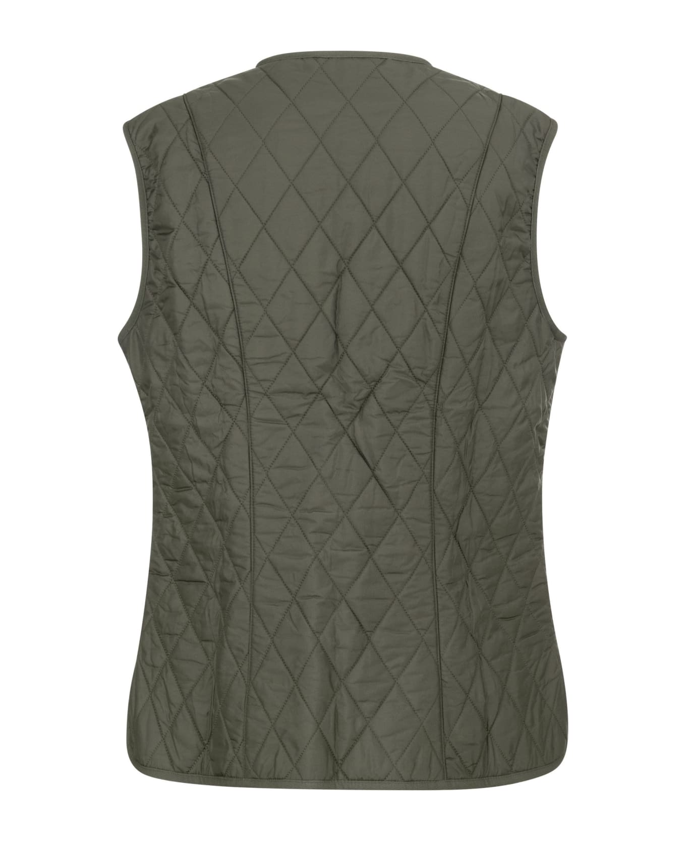 Barbour Betty - Lined Waistcoat - Olive Green ベスト