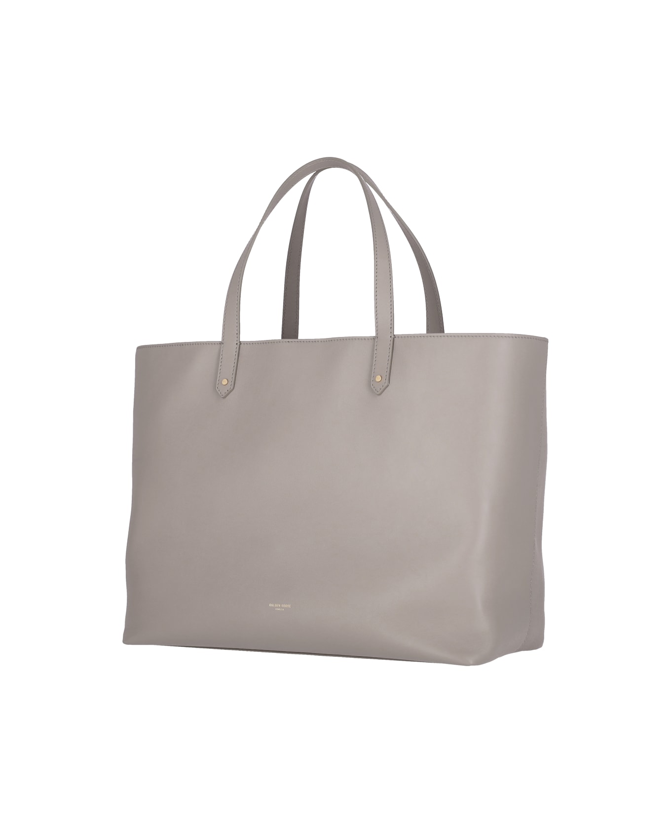 Golden Goose Logo Tote Bag - Taupe