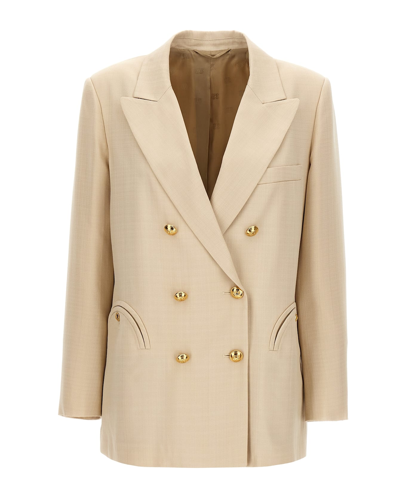 Blazé Milano 'sheena Everynight' Blazer - Beige