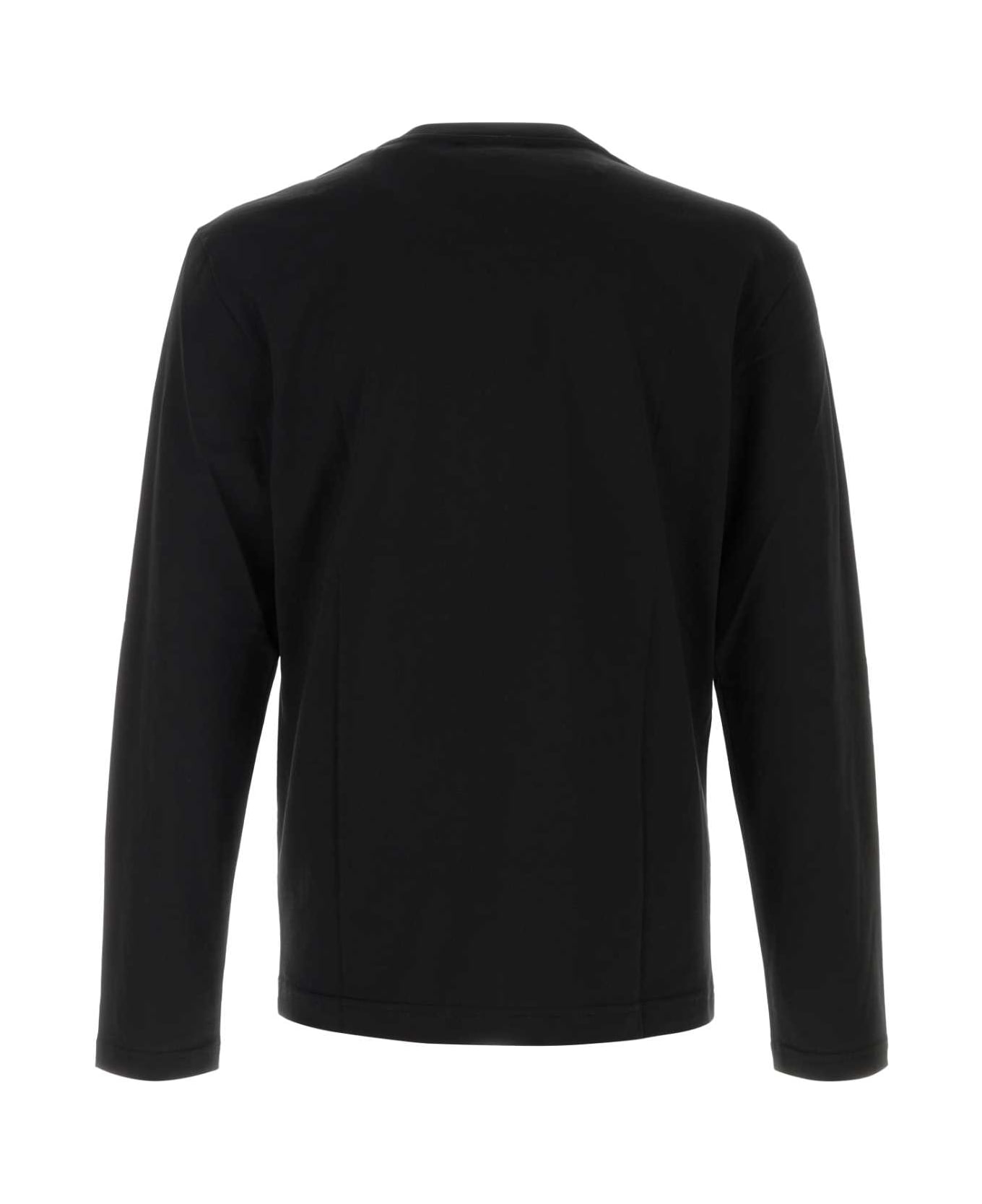 Dolce 
Gabbana Black Cotton T-shirt - NERO