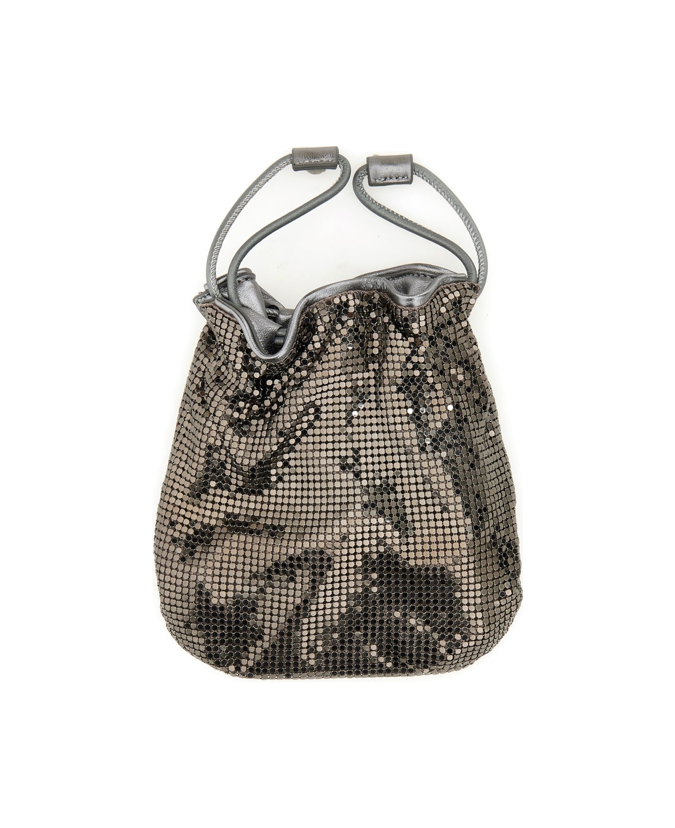Anya Hindmarch Pouch In Mesh - CHARCOAL