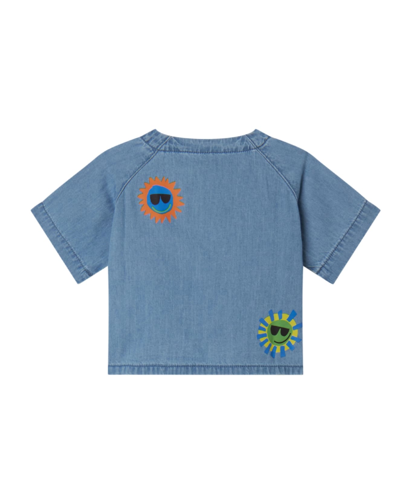 Stella McCartney Kids Camicia Con Stampa - Light blue シャツ