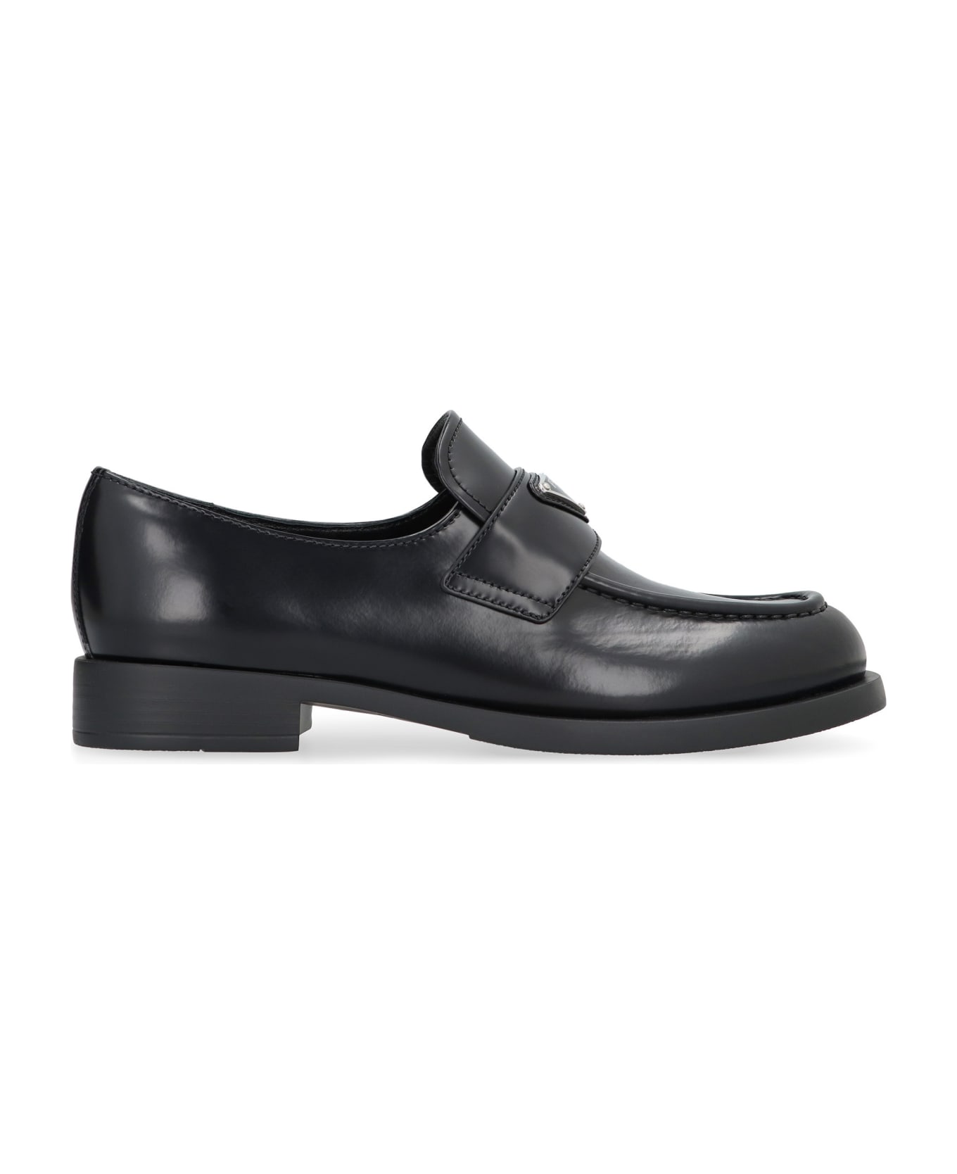 Prada Leather Loafers - black