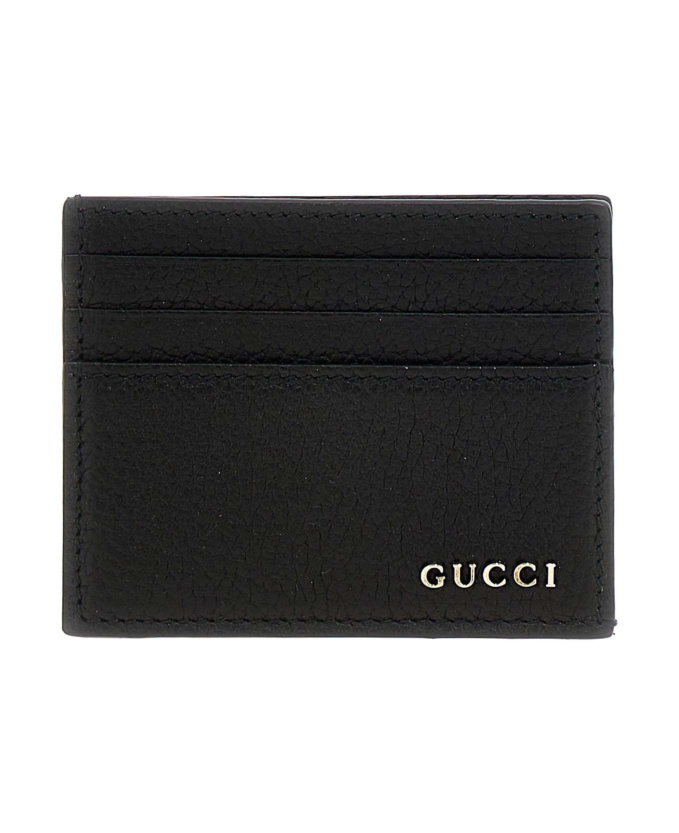 Gucci Logo Card Holder - Black  