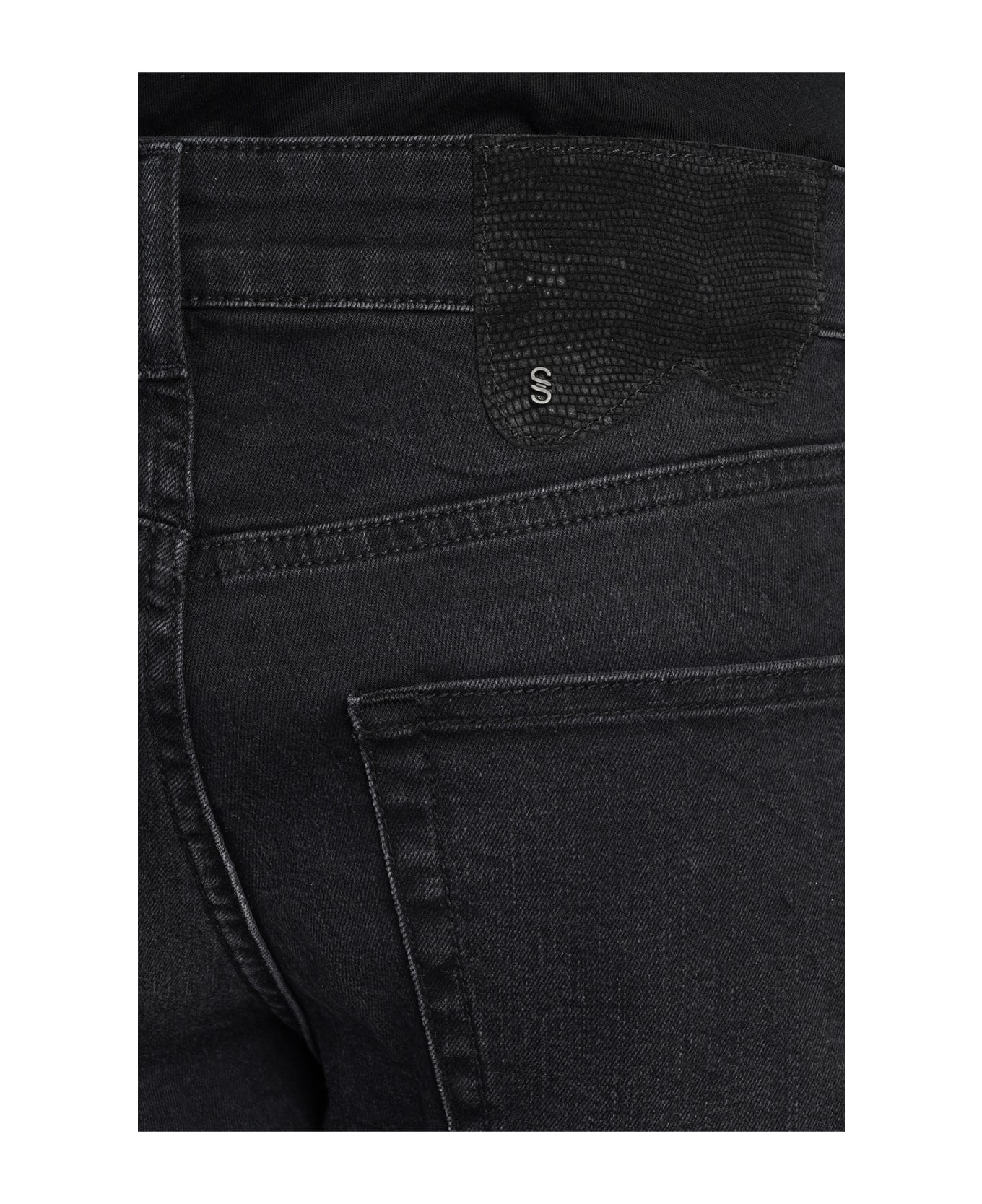 Salvatore Santoro Jeans In Black Cotton - black デニム