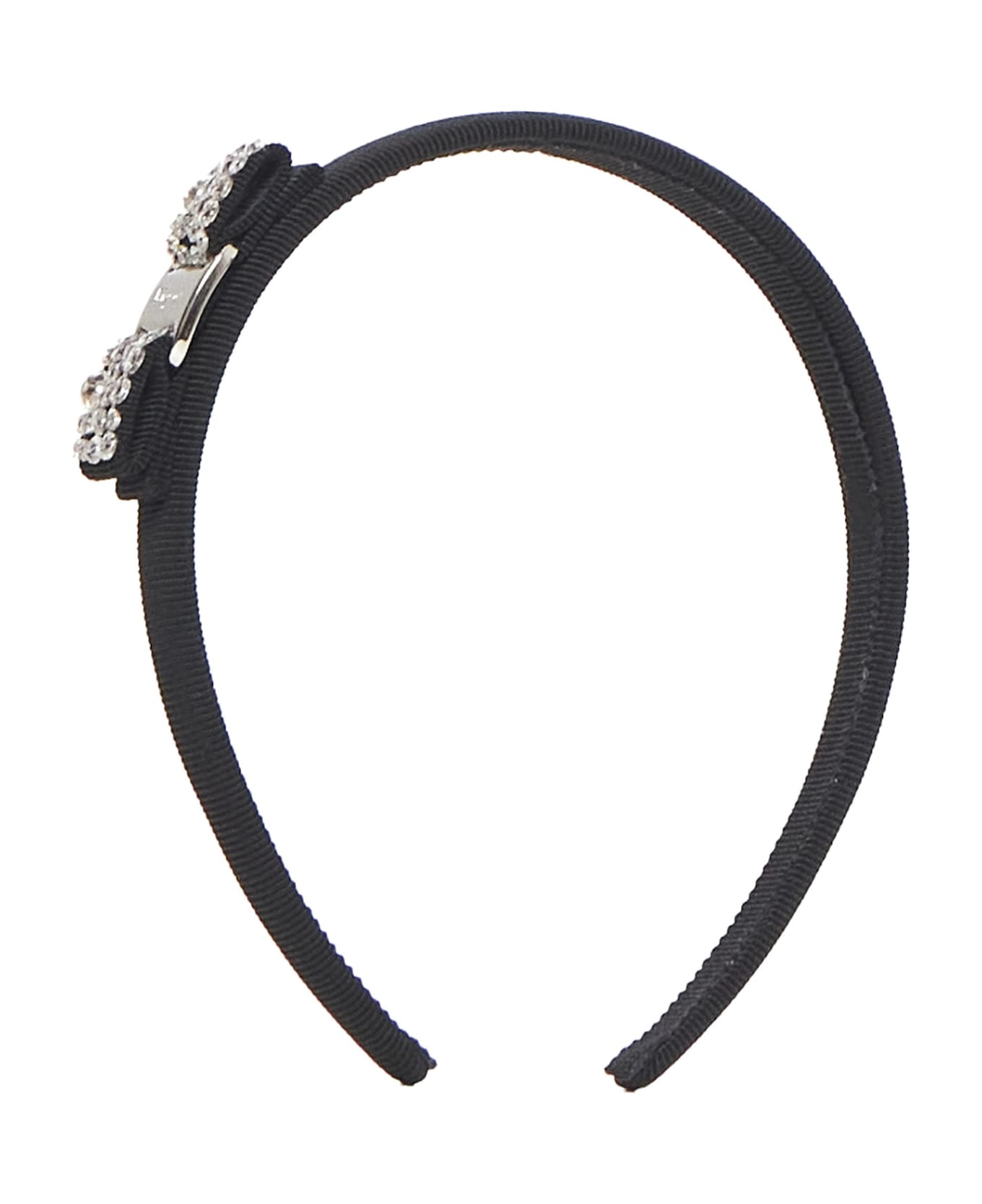 Ferragamo Hair accessory - Nero+crystal/pld