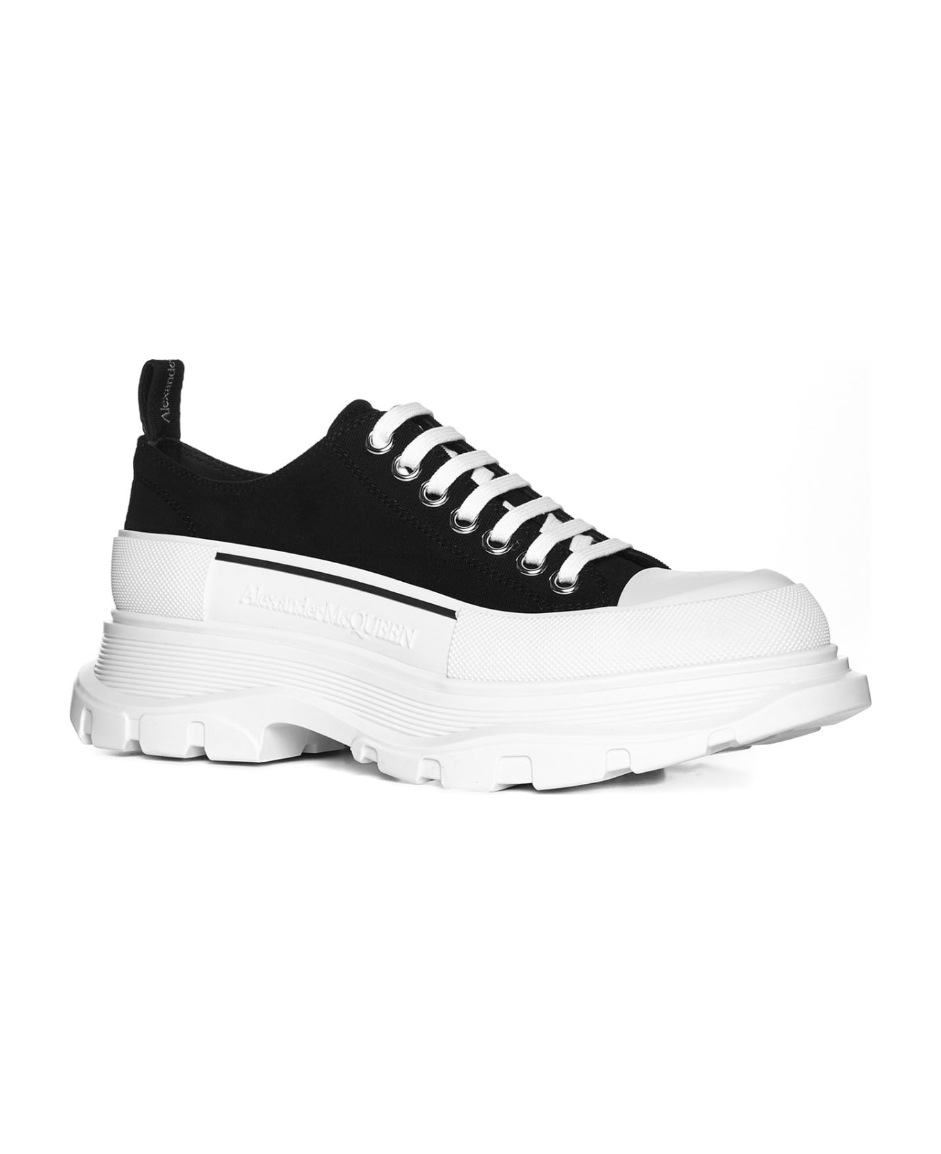 Alexander McQueen Tread Slick Sneakers - Black/white