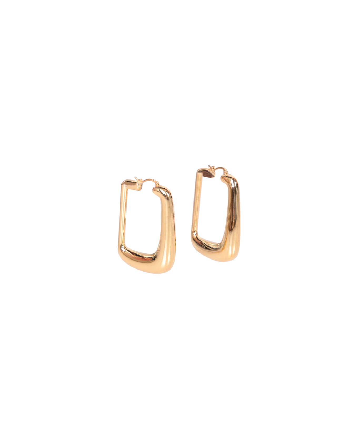 Jacquemus Les Boucles Oval Gold Earrings - Metallic