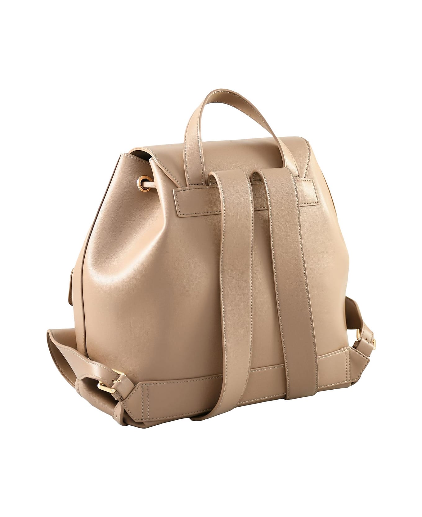 Manila Grace Women's Taupe Backpack - Taupe