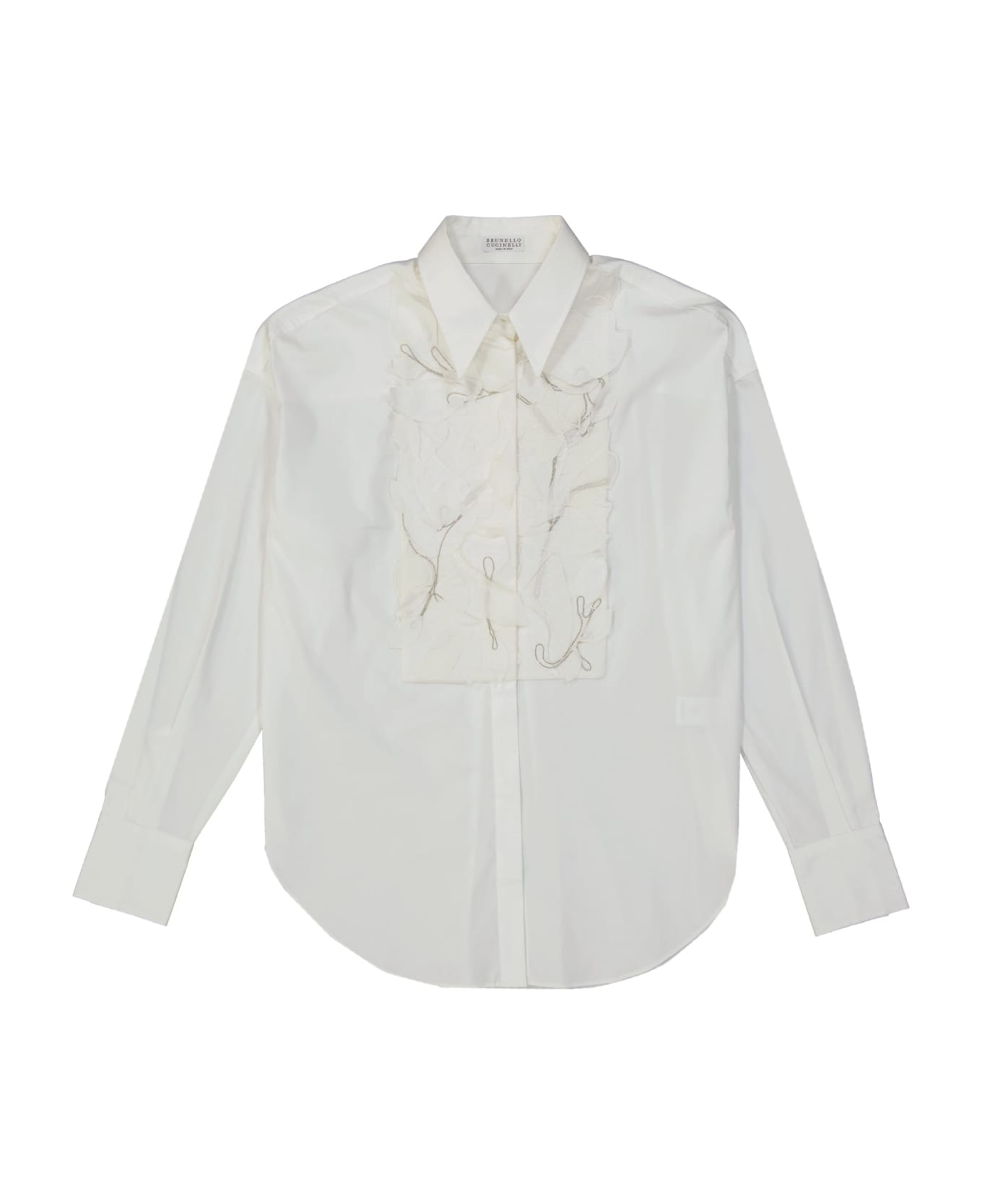 Brunello Cucinelli Cotton Shirt - White ブラウス