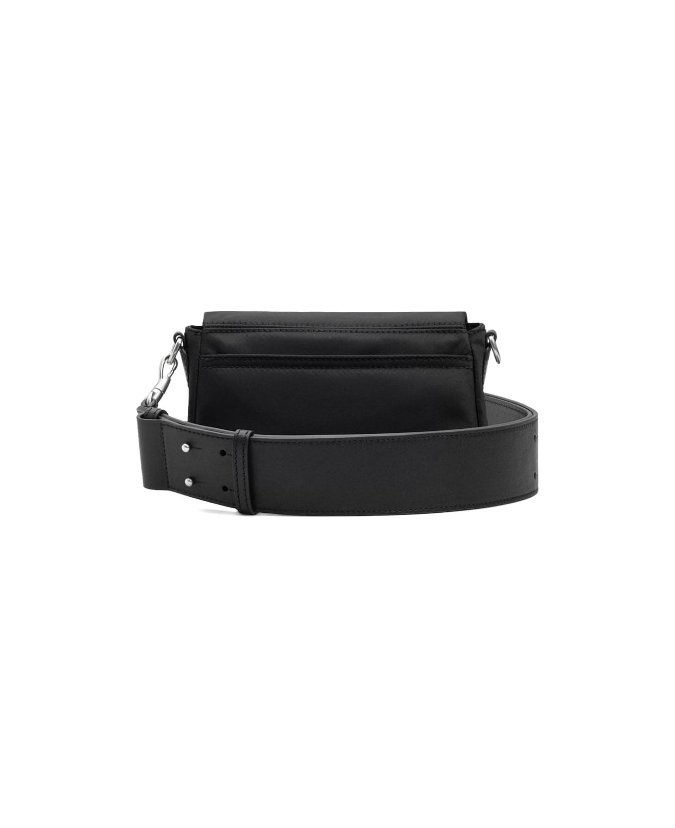 Ami Alexandre Mattiussi Marcel Nylon Shoulder Bag - Black
